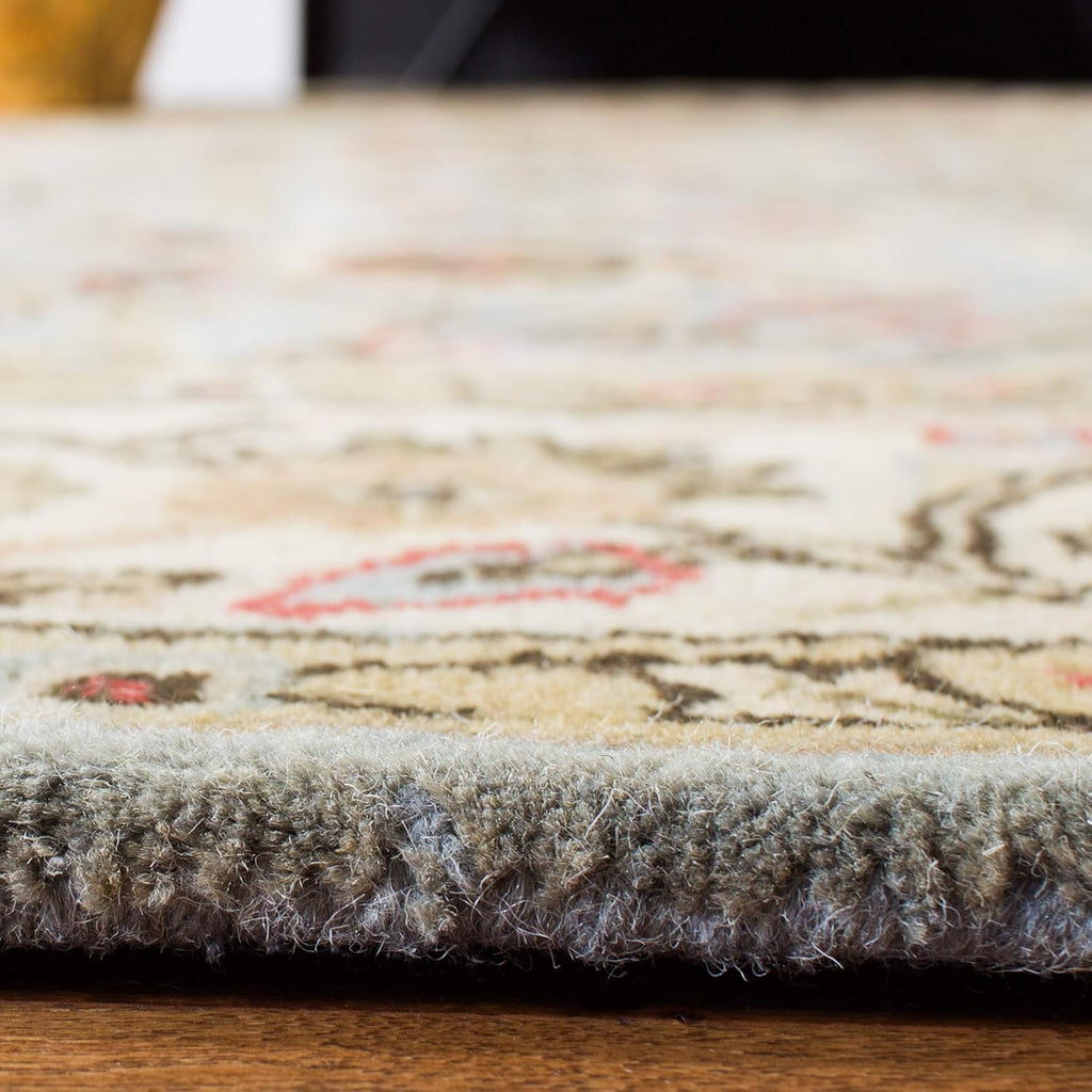 Grey Persian Border Carpet & Rug
