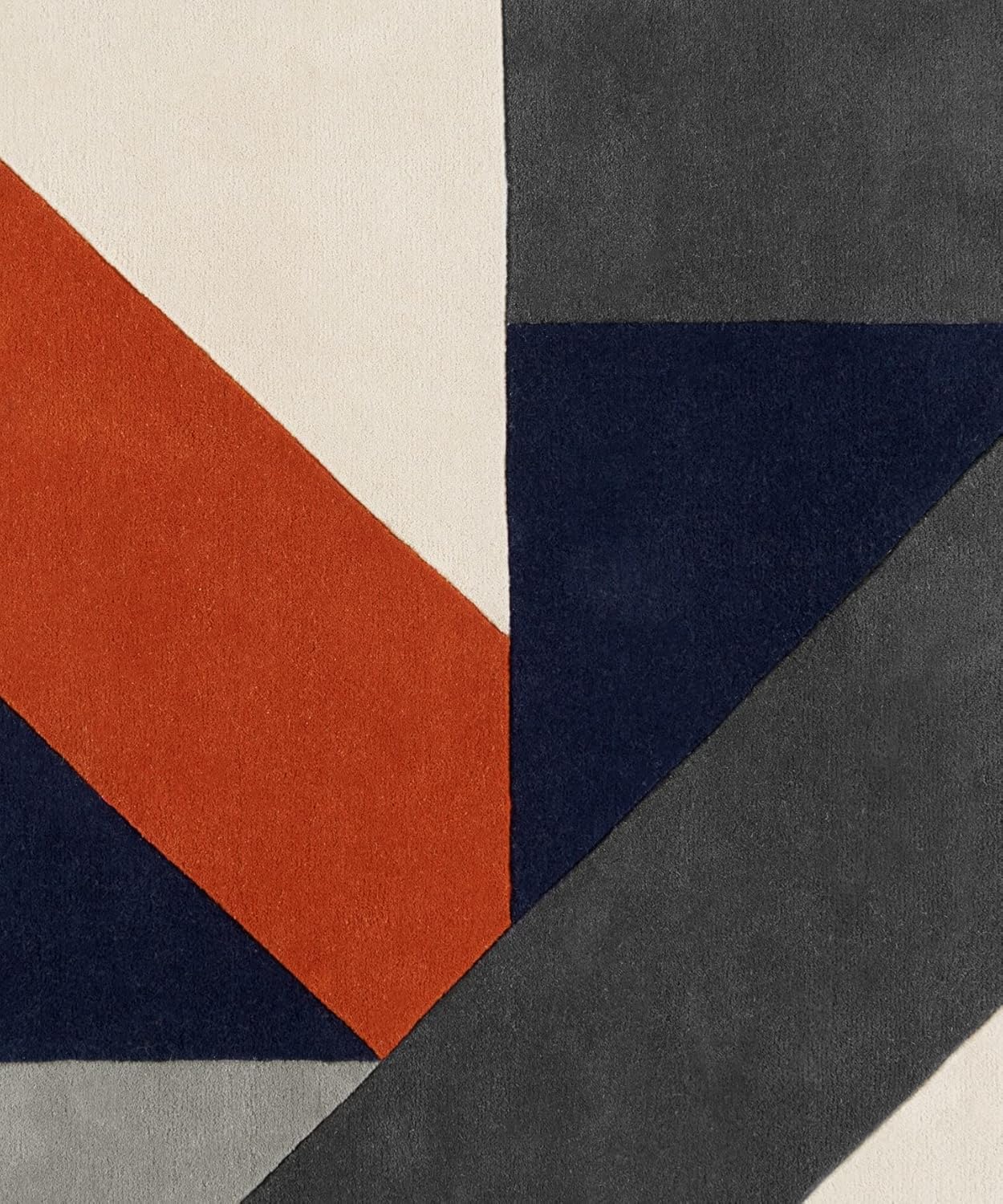 Avant-Garde Geometric Abstract Hand Tufted Carpet