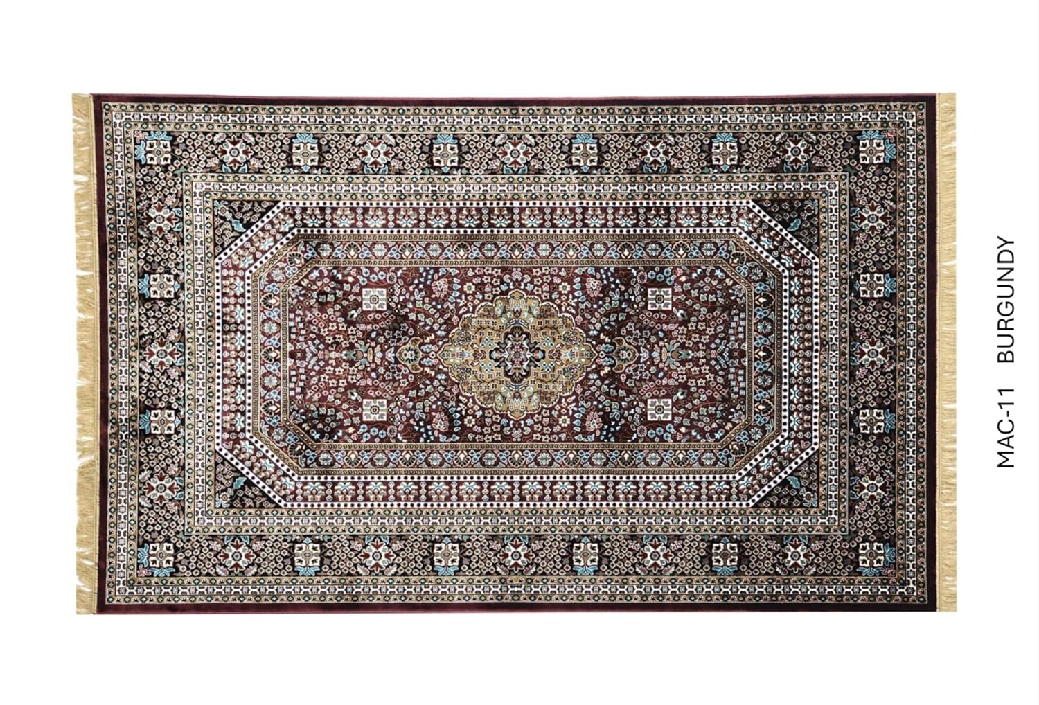 Luxury Brown Medallion Rug
