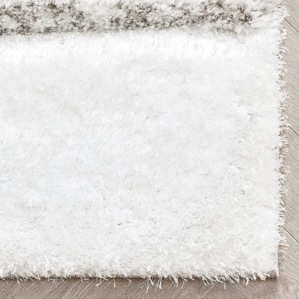 Modern Artistic White Carpet & Rug