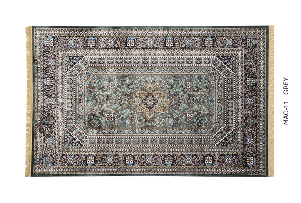 Exquisite Silk Medallion Rug