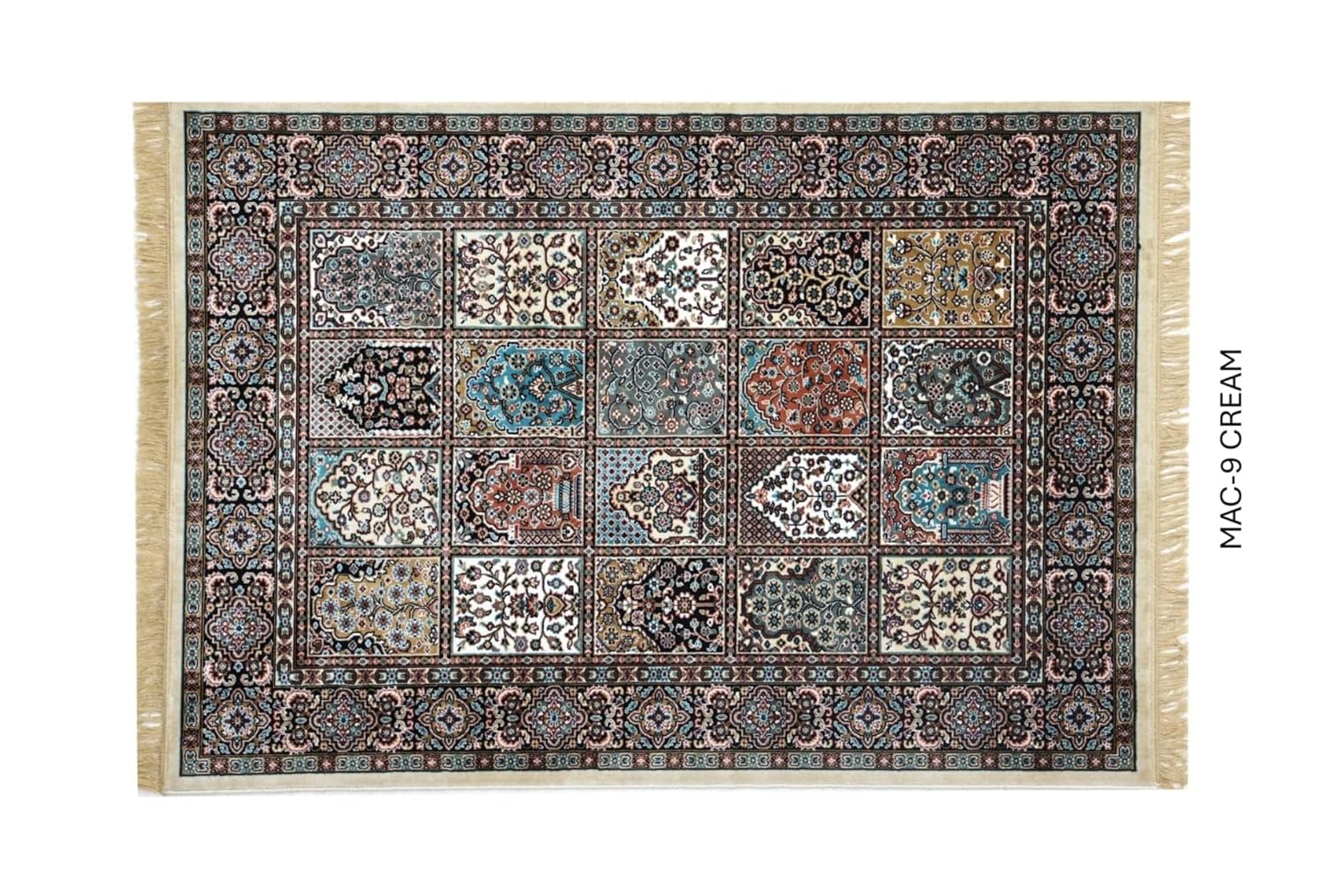 Qom Persian Patchwork Rug