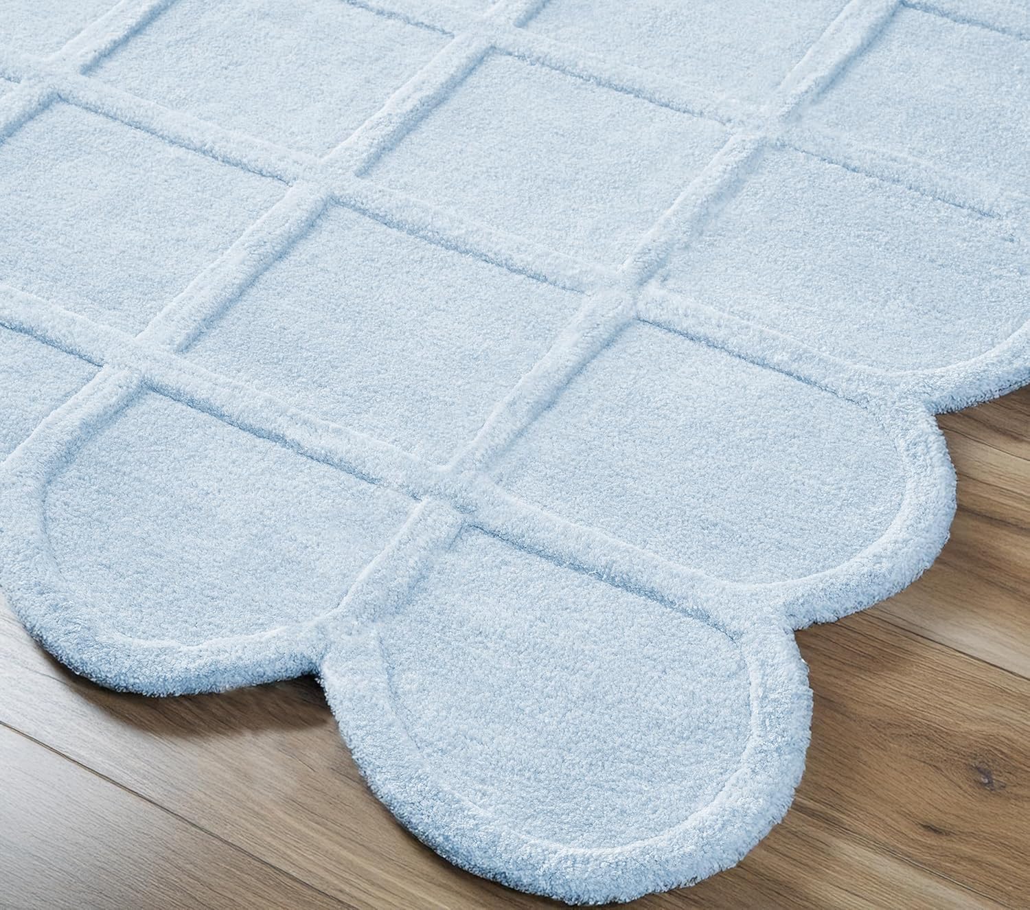 High-Low Hand Tufted Wool Carpets Export Quality for Living Room-Bedroom & Hall