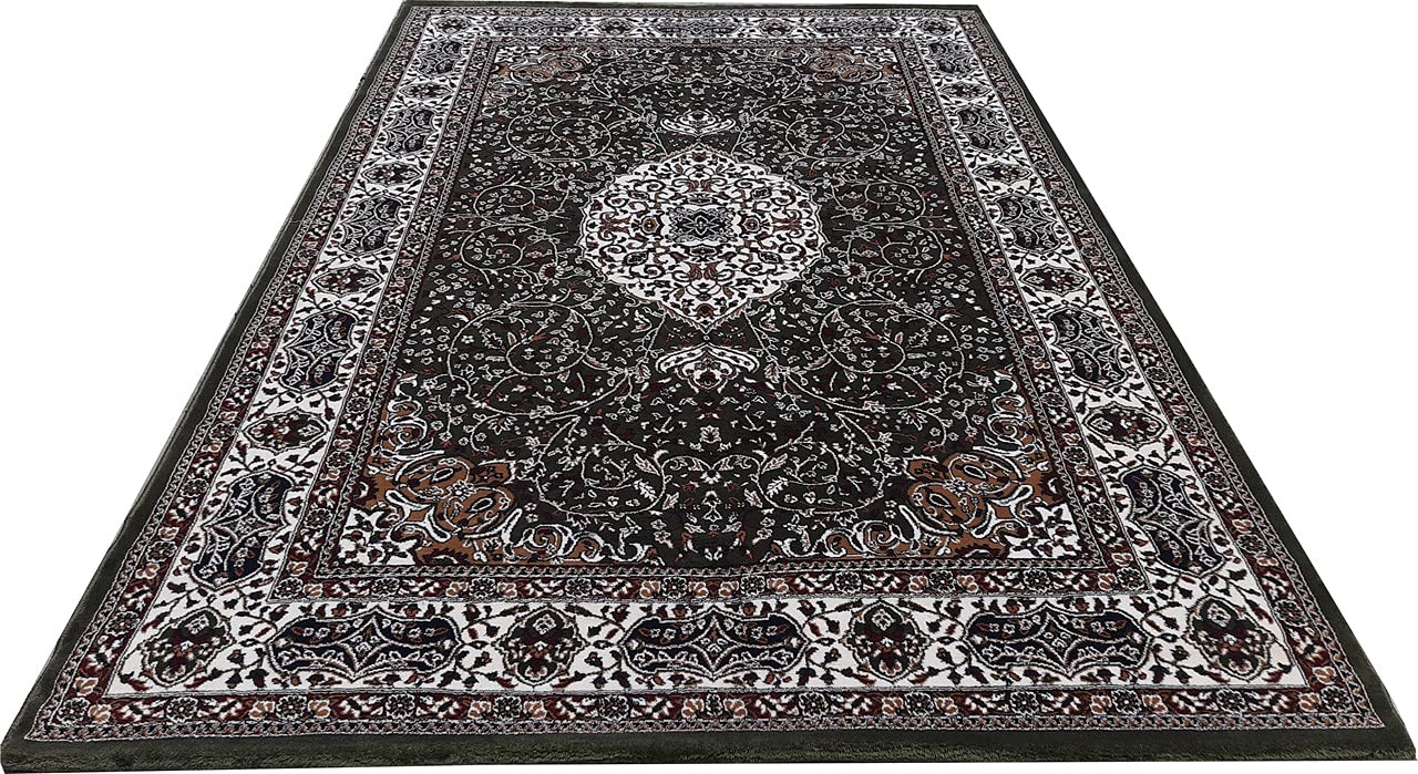 Floral Design Soft Acrylic Carpet for Living Room