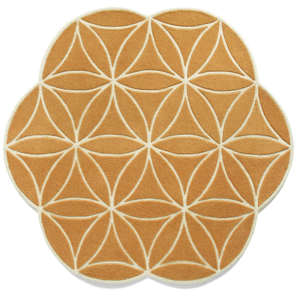 Petal Loop Round Designer Carpet