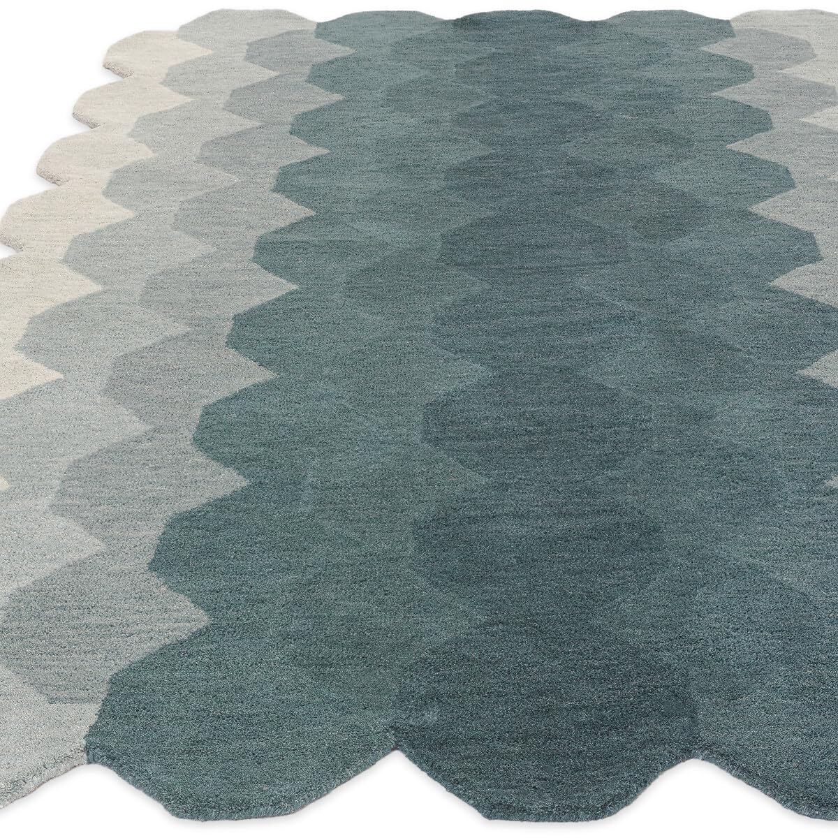 Irregular Floral Area Rug