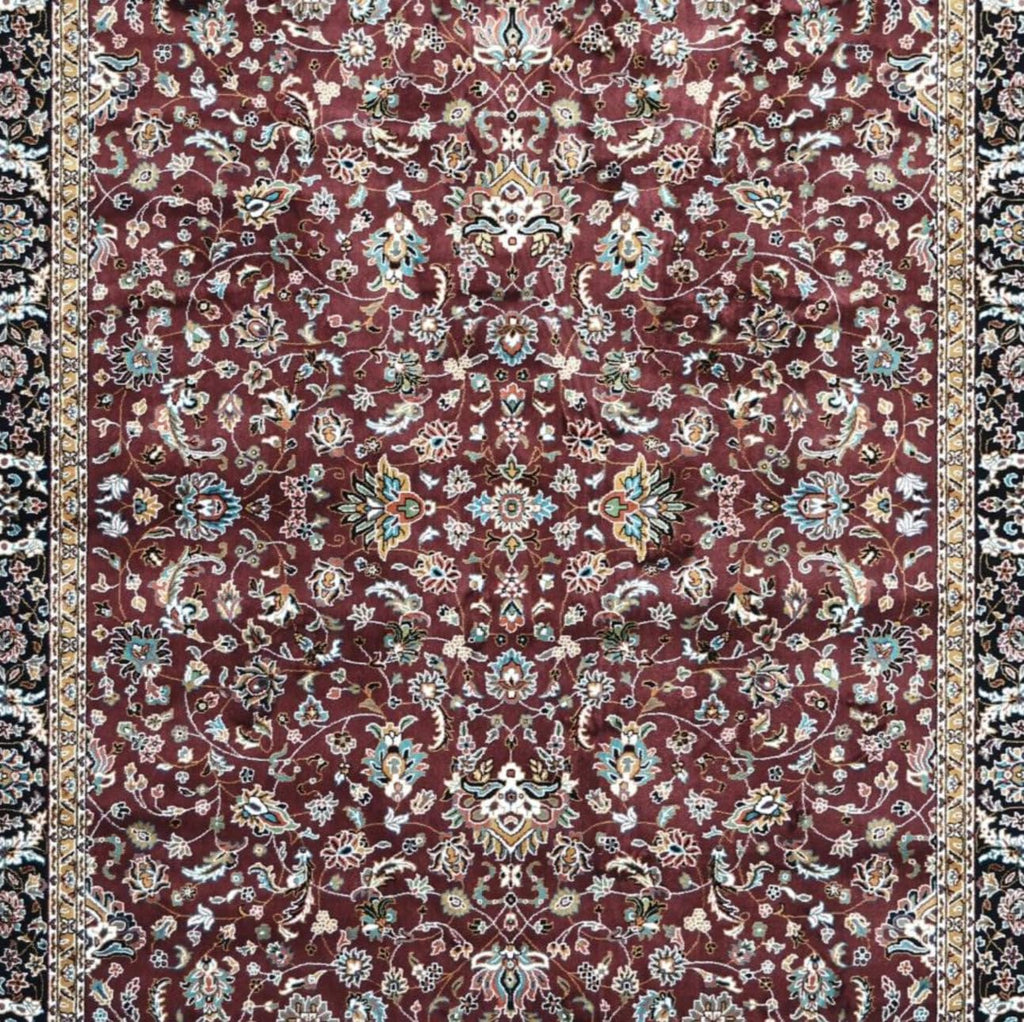 Classic Floral Oriental Border Rug