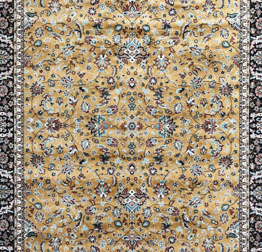 Gold All Over Bohemian Statement Rug