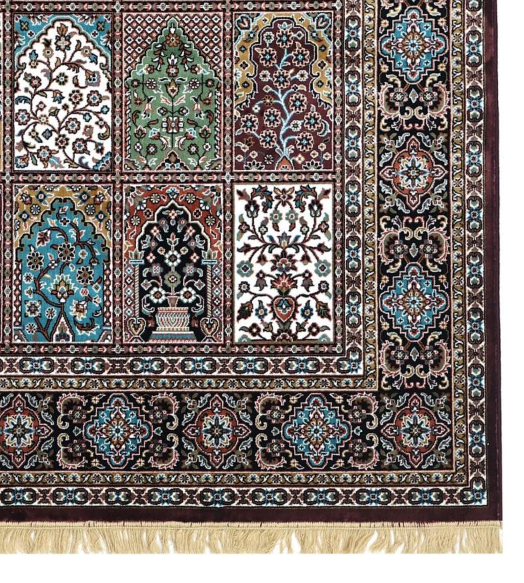 Boho Qom Oriental Area Rug,