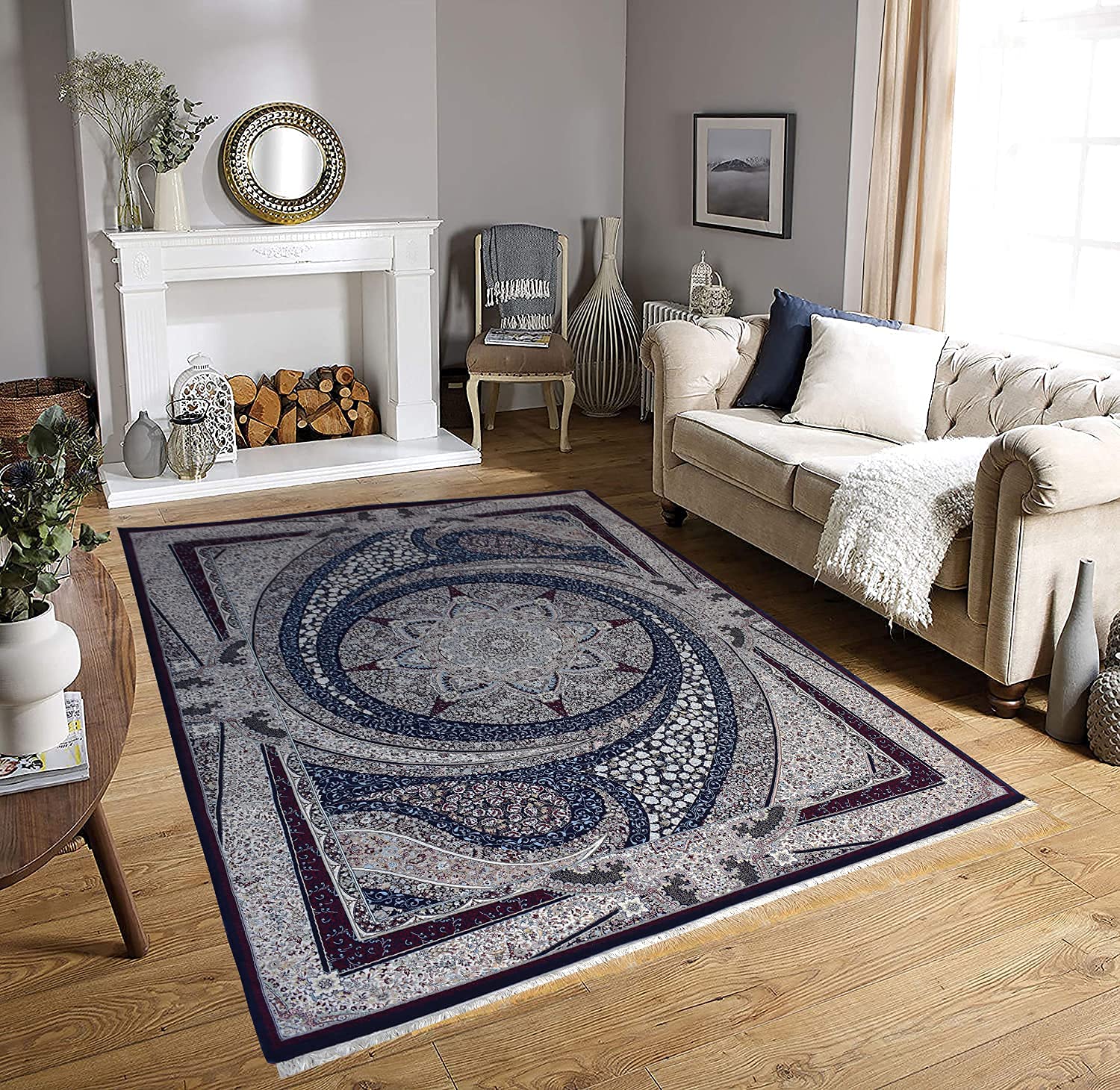 Premium Persian Irani Silk Carpet