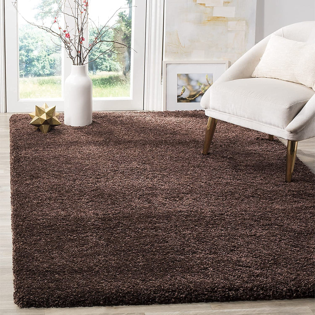 Premium Coffee Brown Shaggy Carpet
