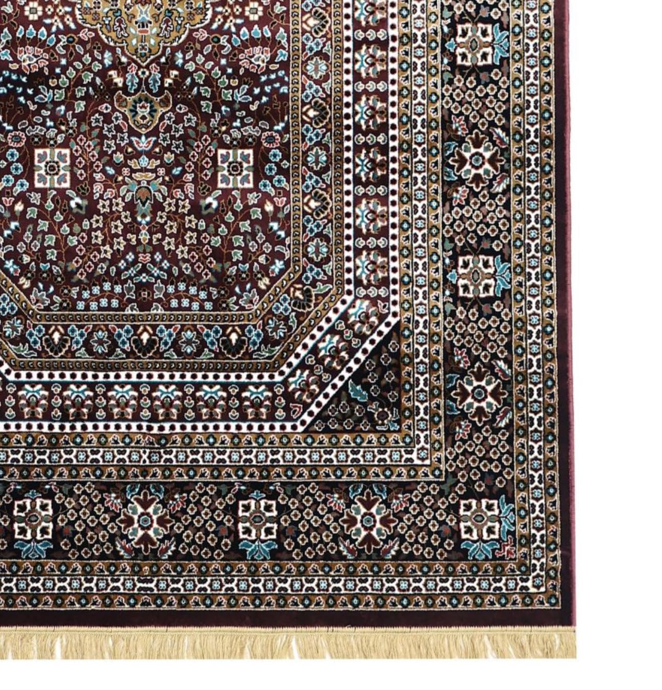 Luxury Brown Medallion Rug