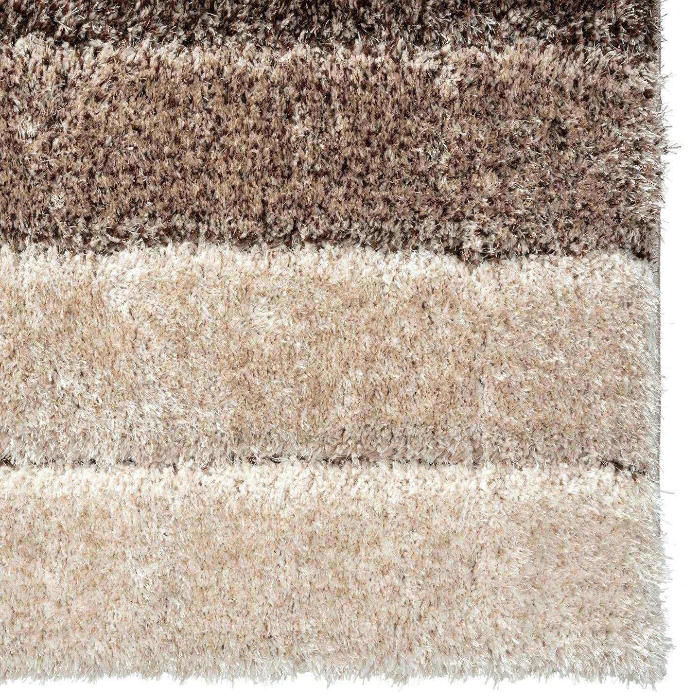 Brown Geometric Patchwork Area Rug