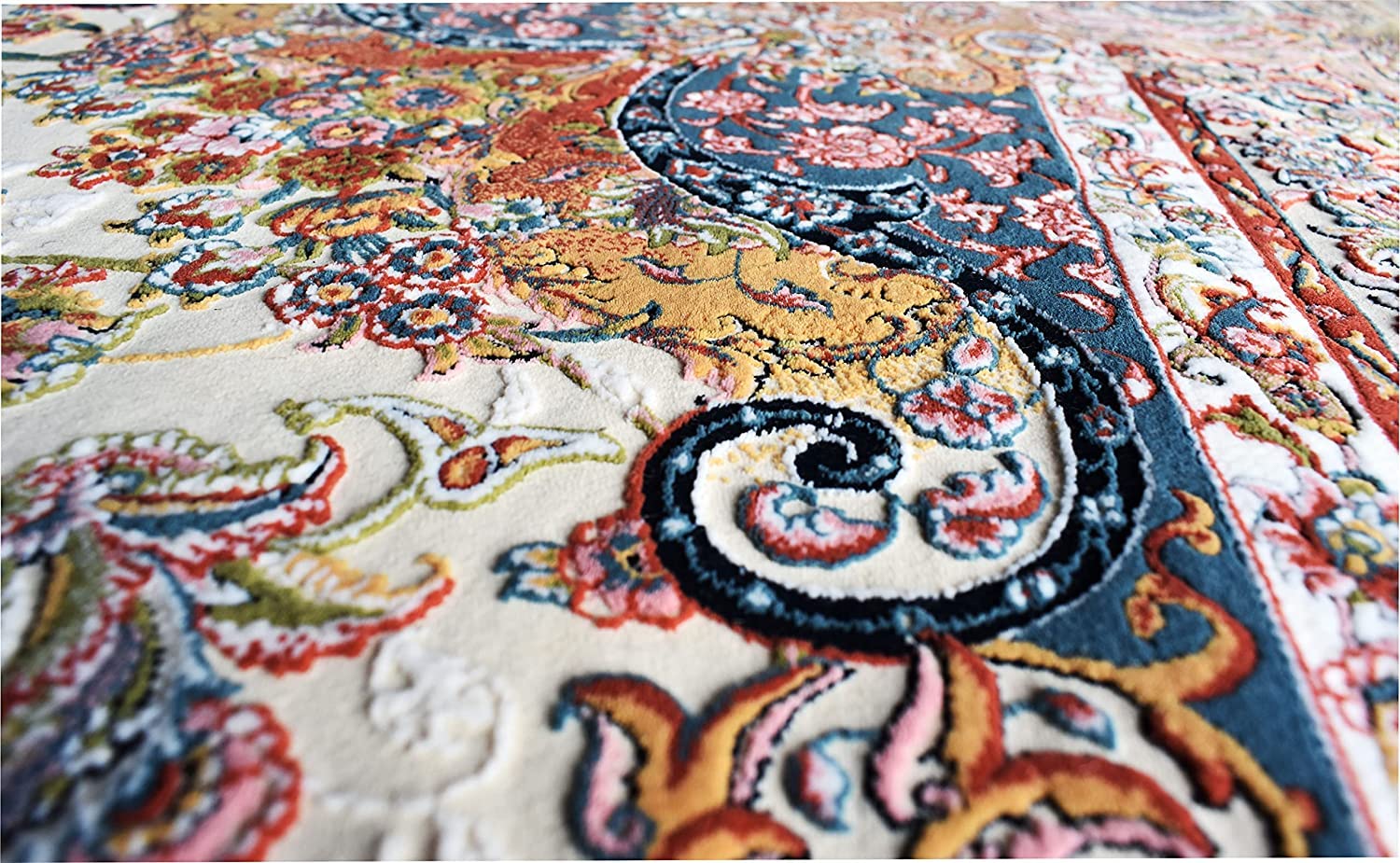 Premium Persian Irani Silk Carpet