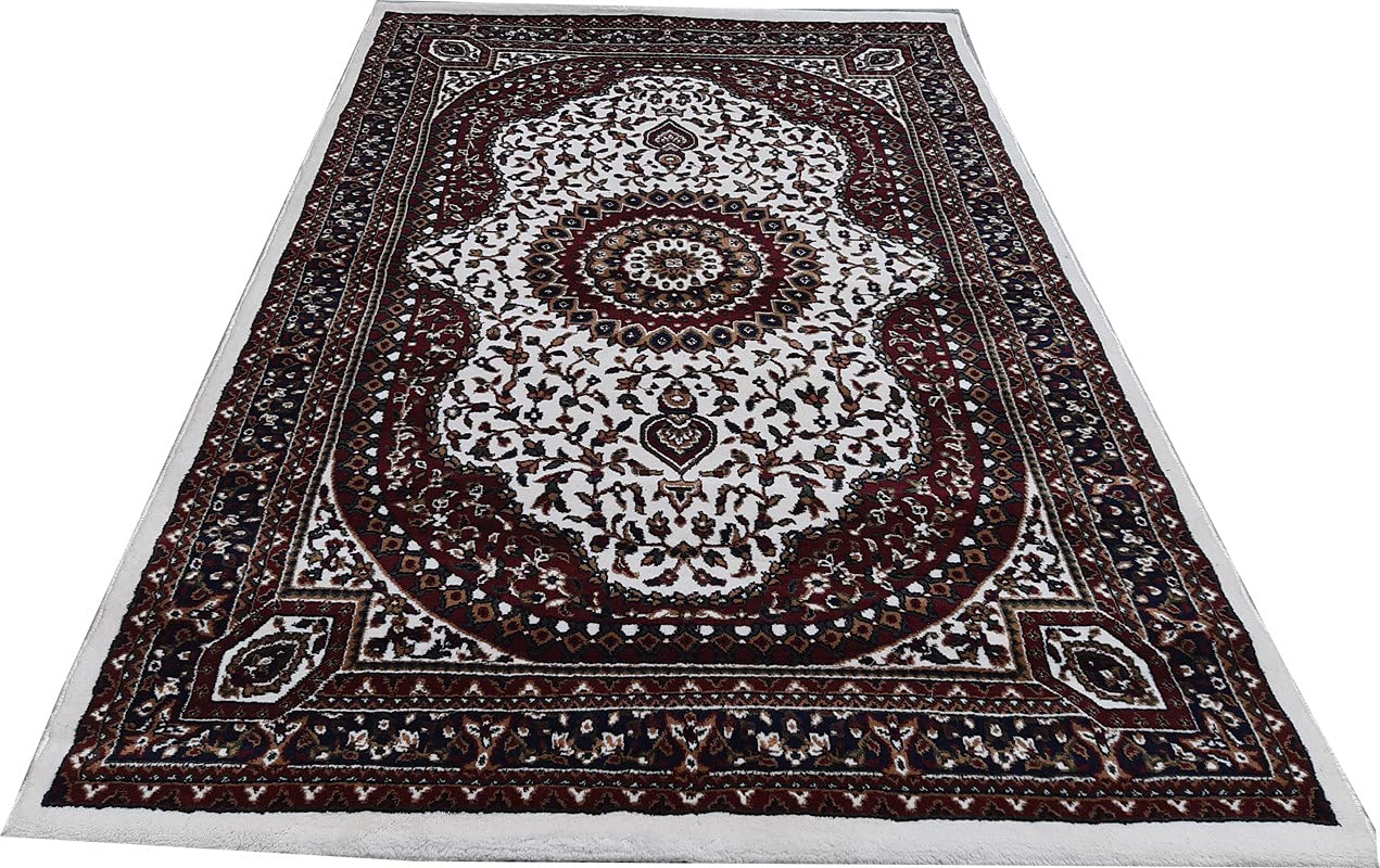 Floral Design Soft Acrylic Carpet for Living Room