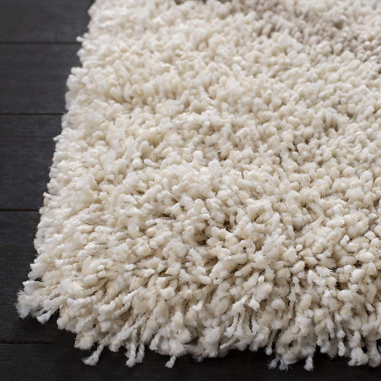 Contemporary Cream Diamond Grid Carpet & Rug