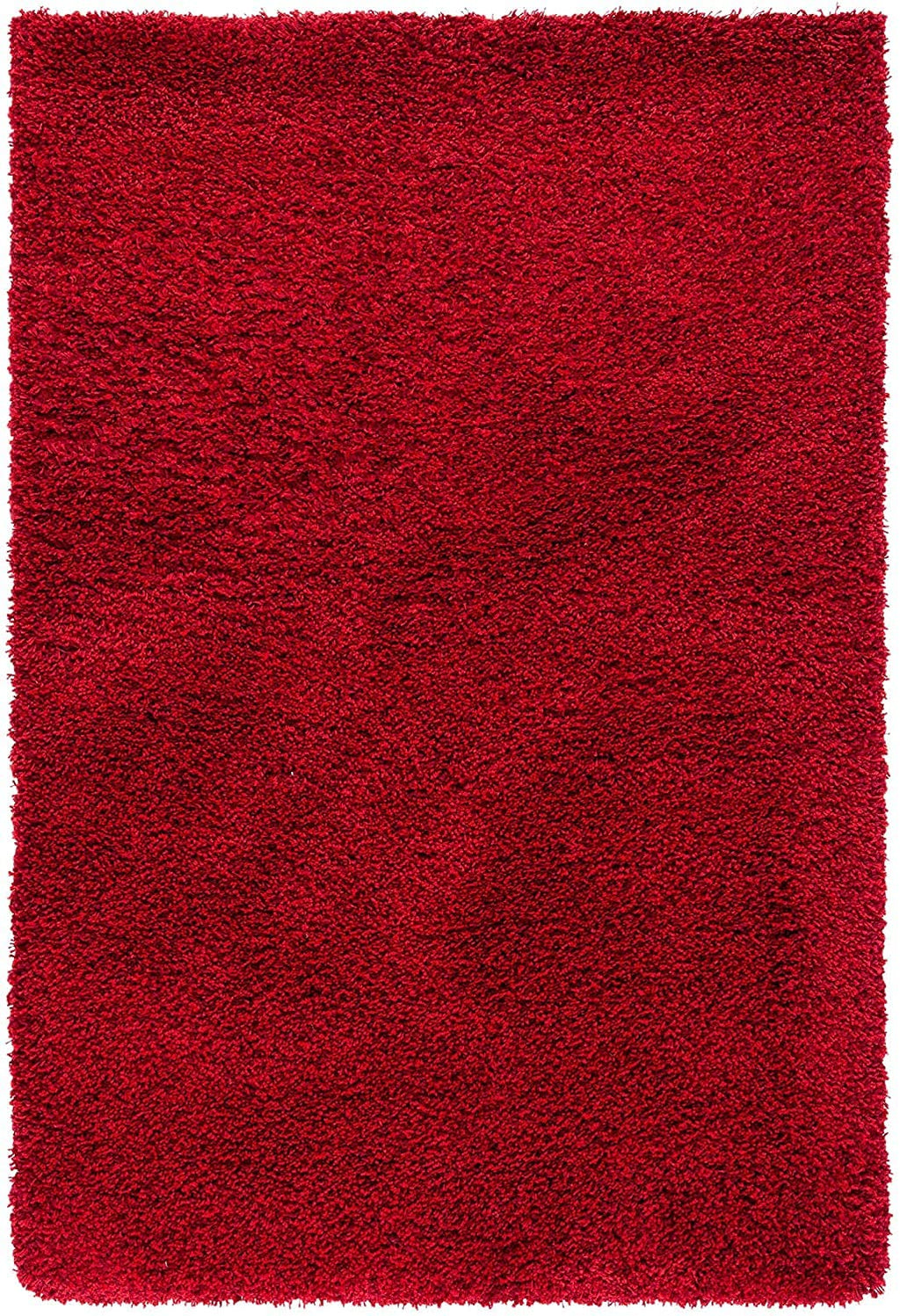 Velvet Red Soft Shaggy Carpet
