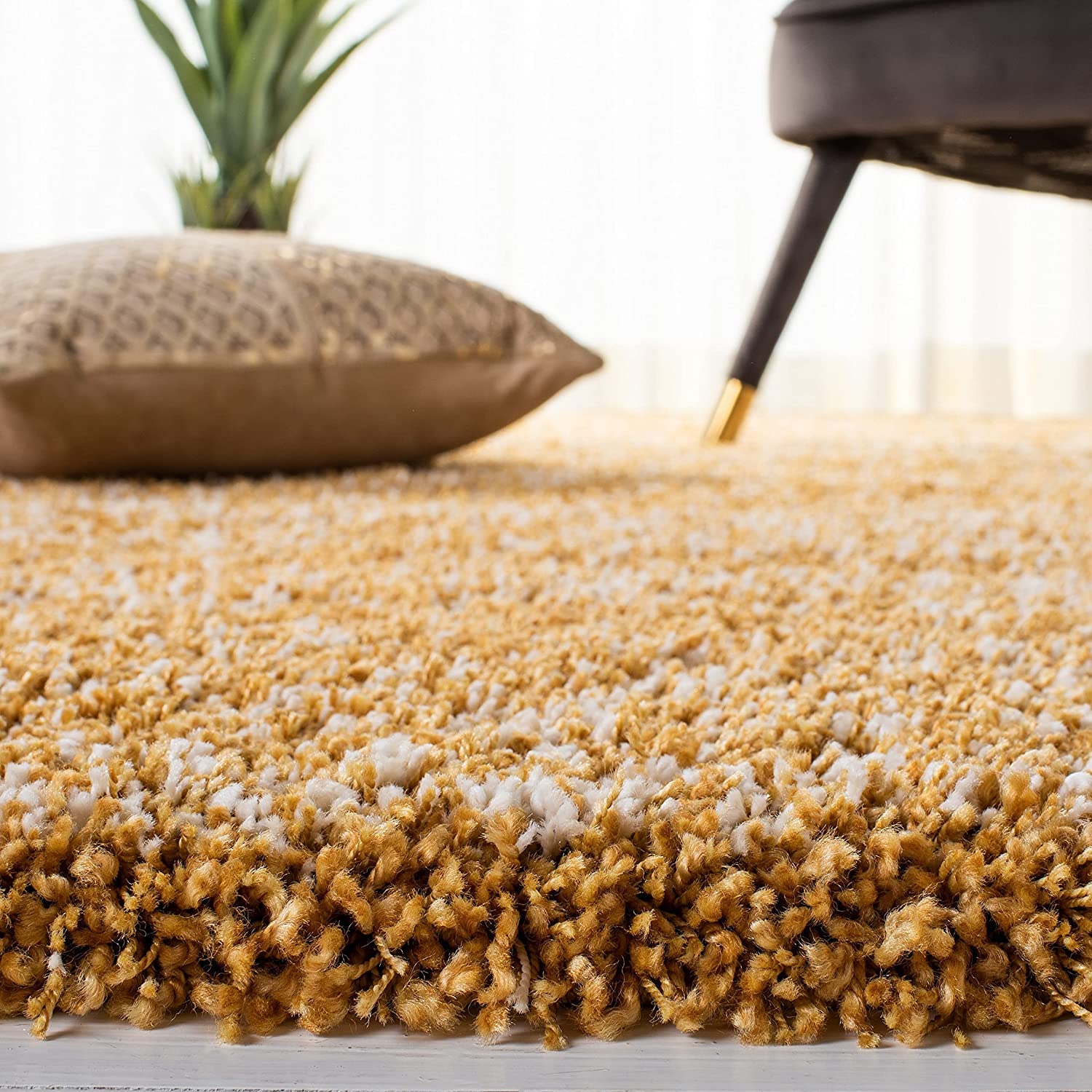 Golden Harvest Shag Area Rug
