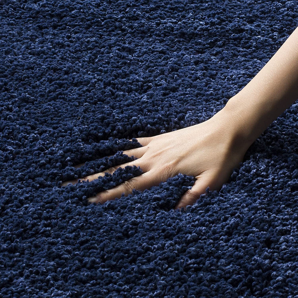 Navy Blue Luxury Shaggy Carpet