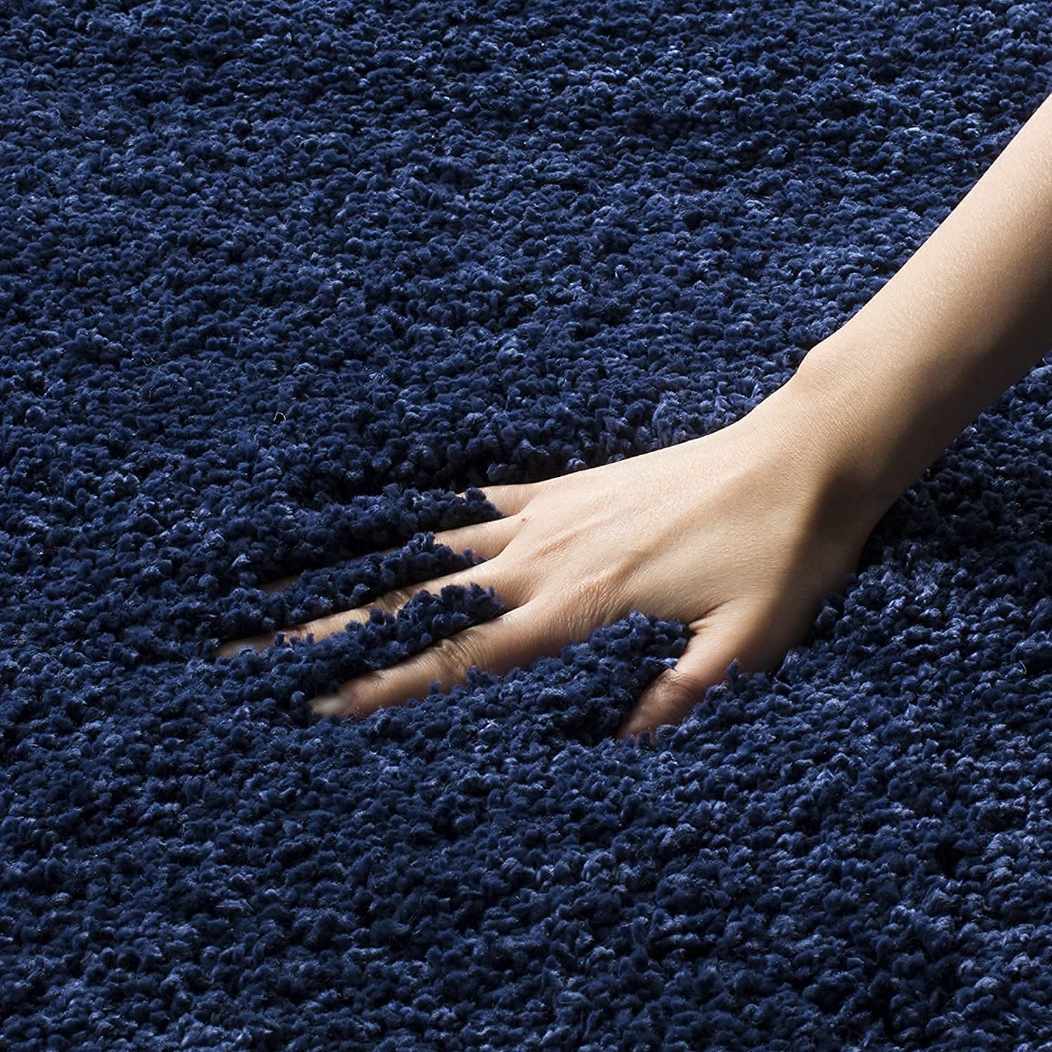 Navy Blue Luxury Shaggy Carpet