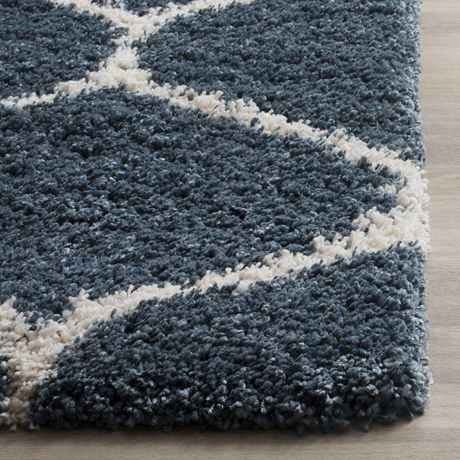 Blue Moroccan Pattern Carpet