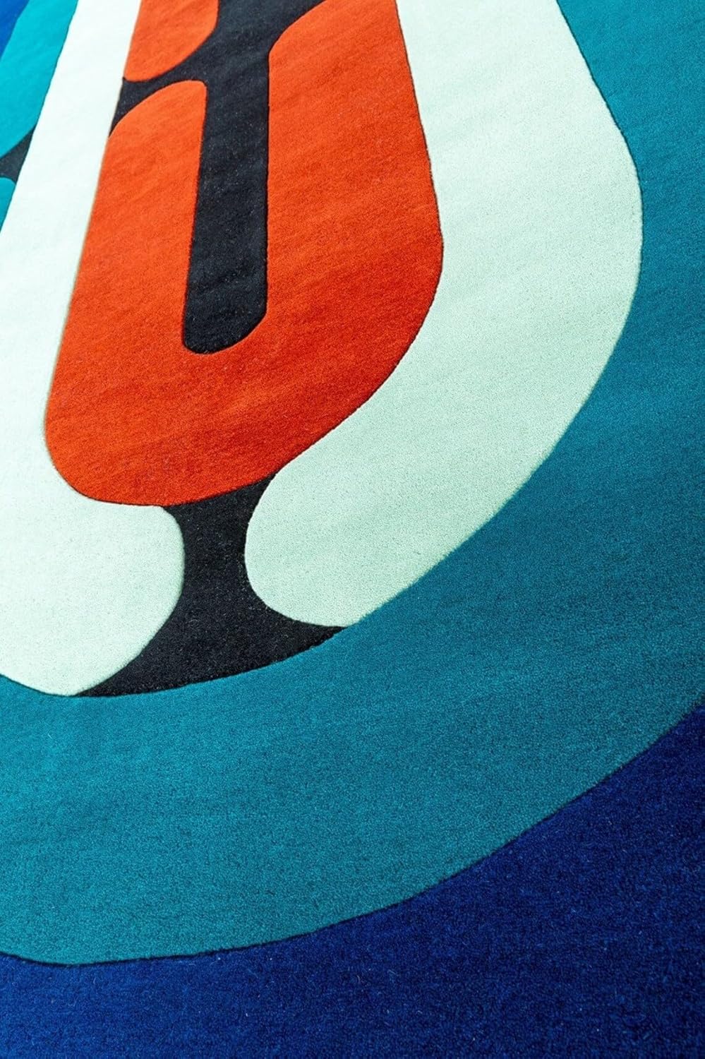 Irregular Floral Area Rug