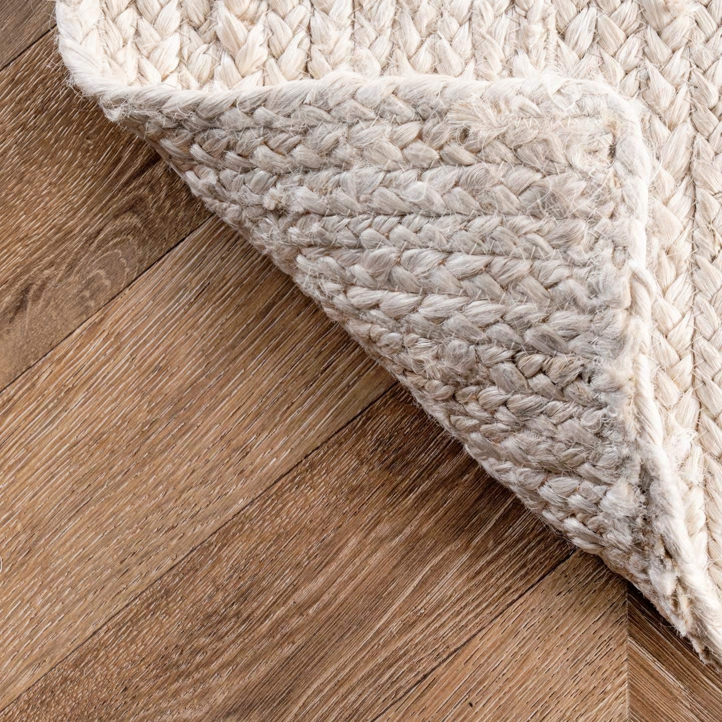 Luxury Ivory Jute Rug