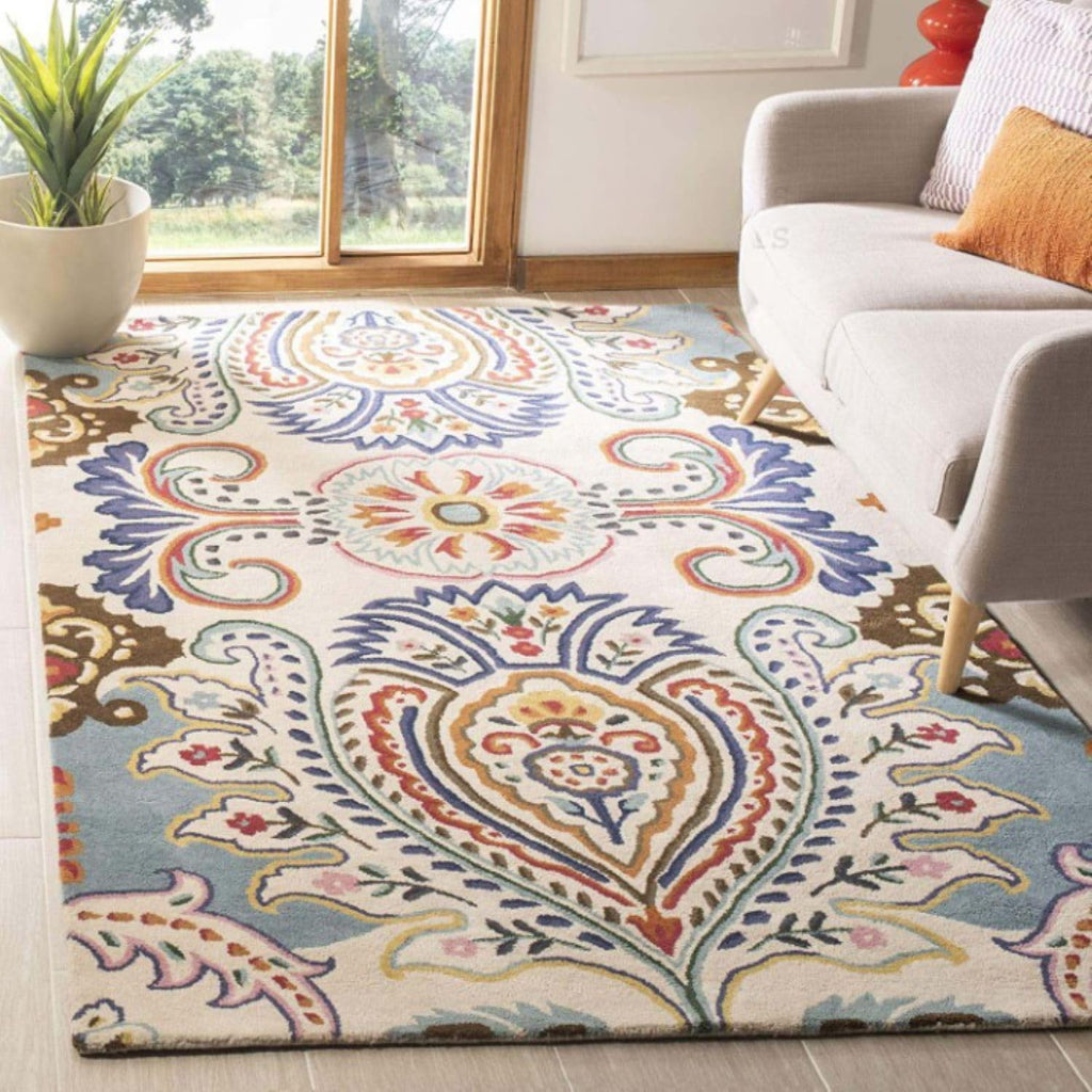 Persian Floral Wool Rug