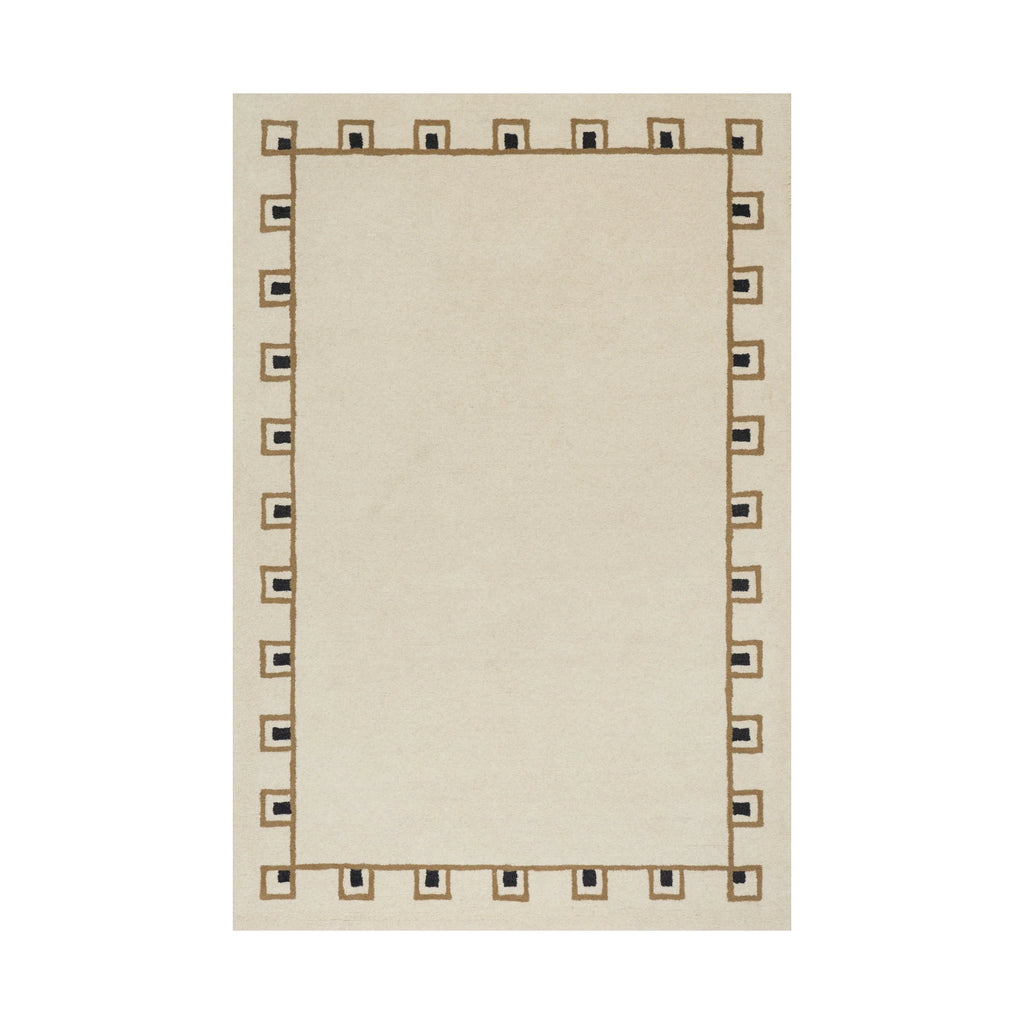 Soft Ivory Modern Rug for Luxury Interior Décor