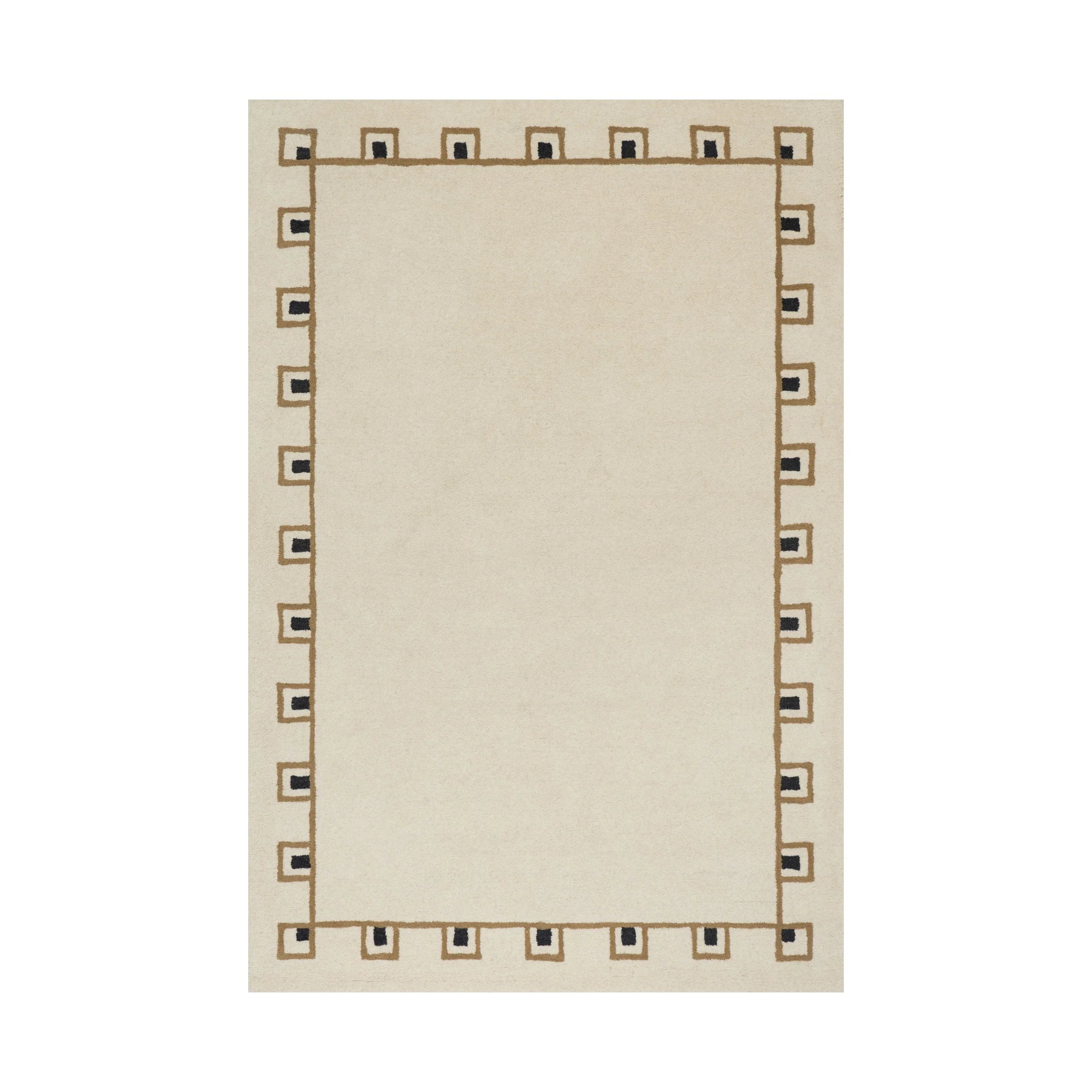 Soft Ivory Modern Rug for Luxury Interior Décor