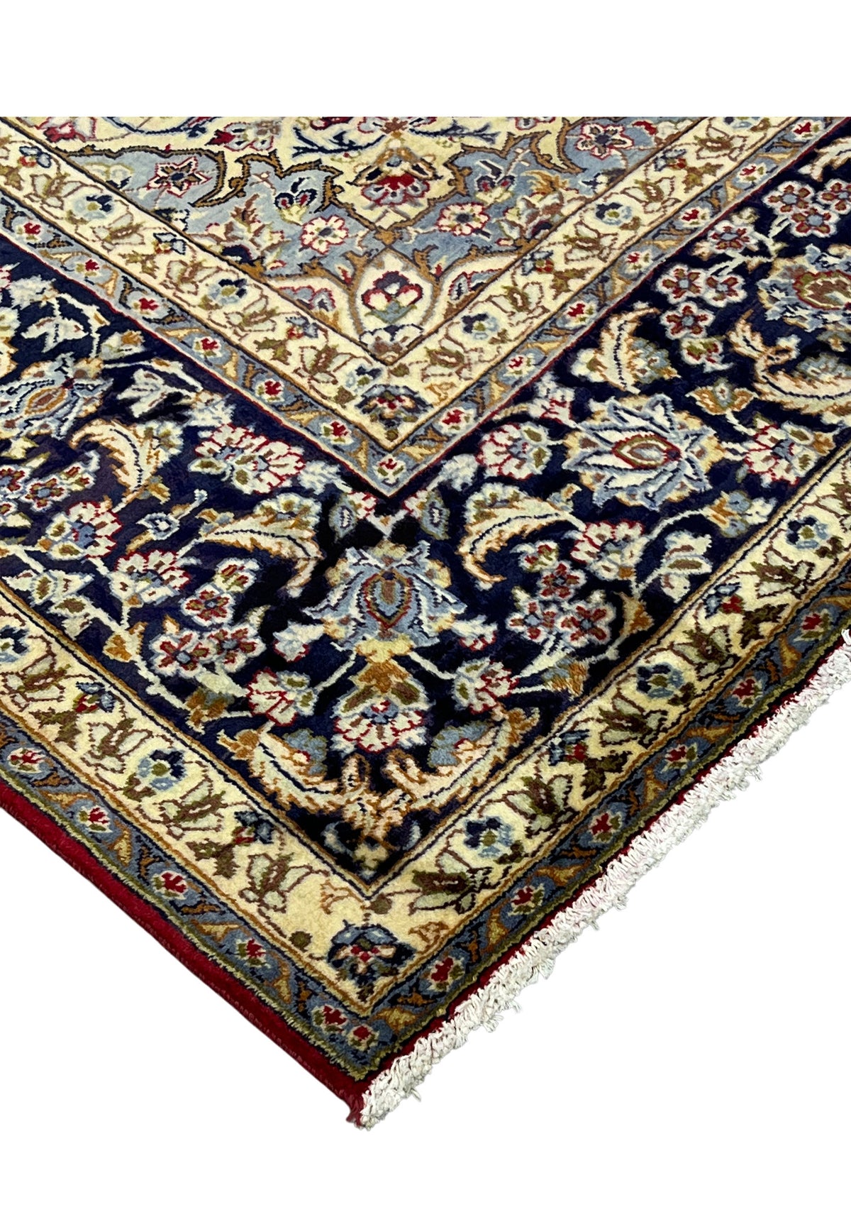 Hand-Knotted Royal Crimson Medallion Rug