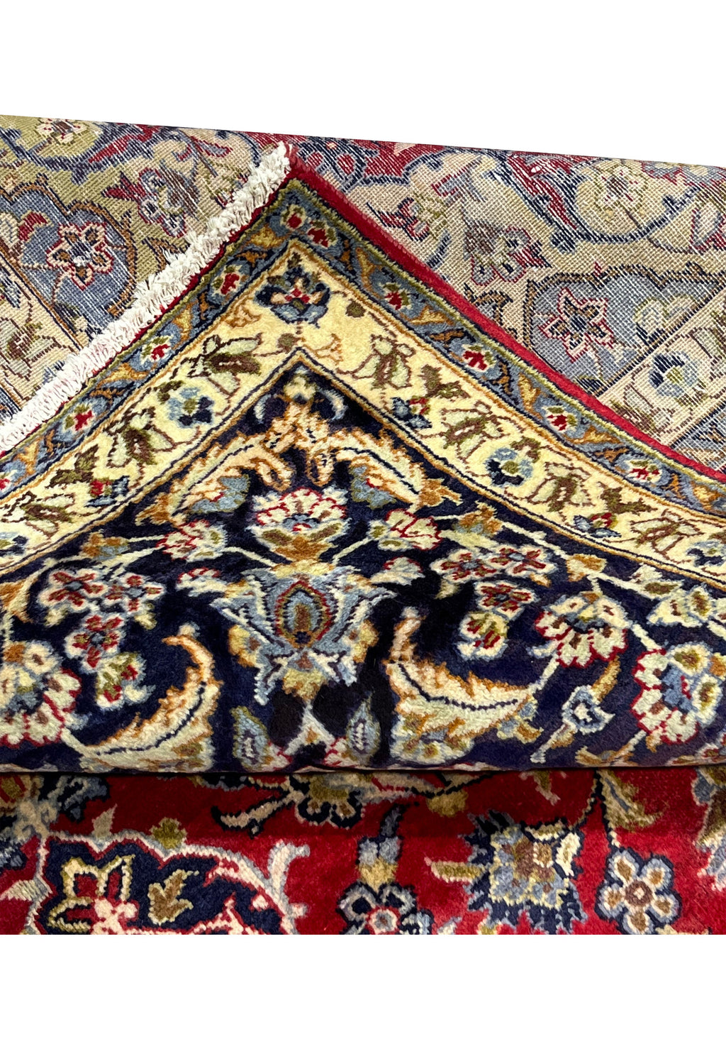 Hand-Knotted Royal Crimson Medallion Rug