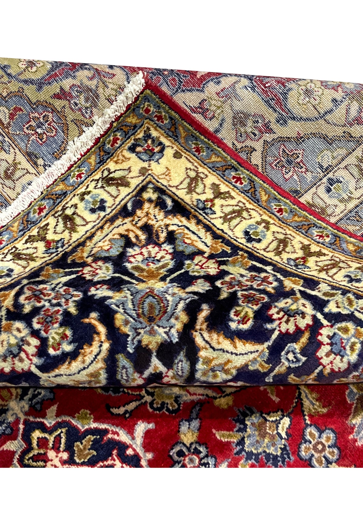 Hand-Knotted Royal Crimson Medallion Rug