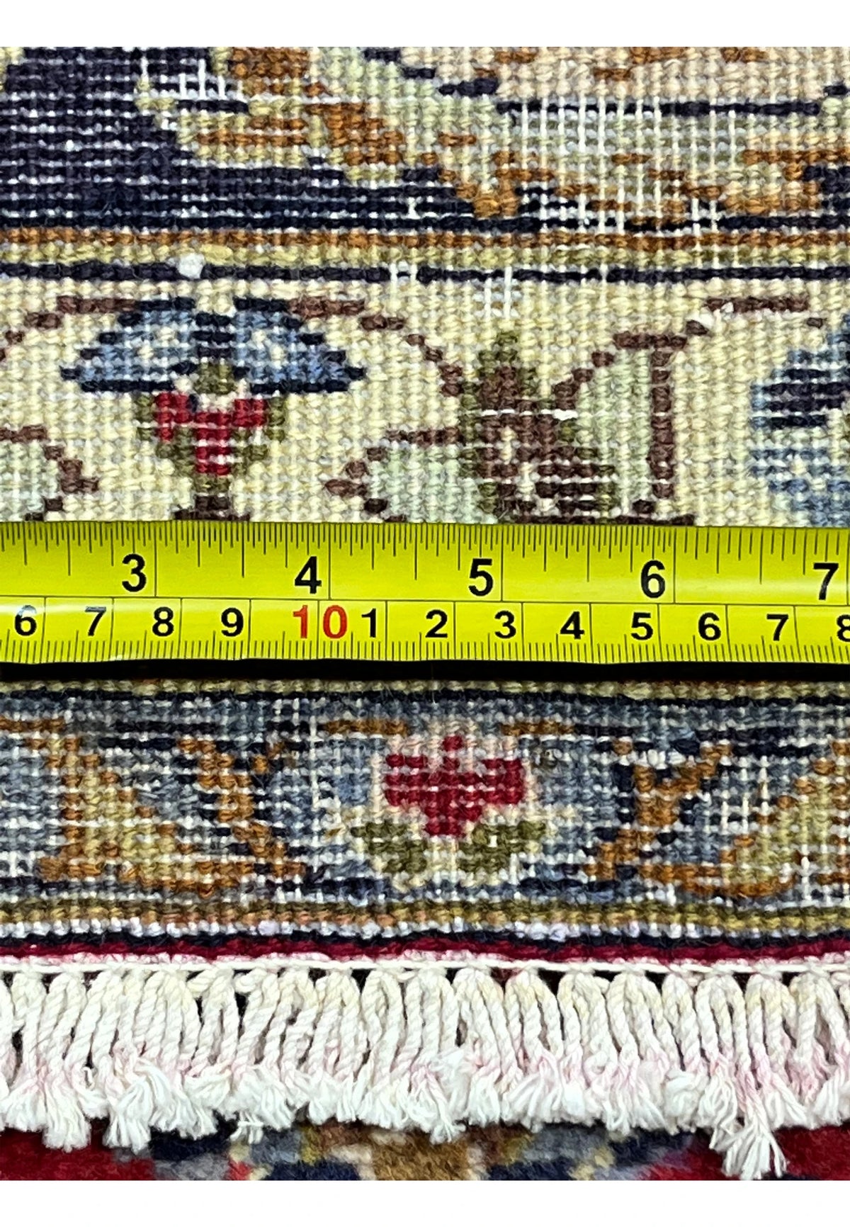 Hand-Knotted Royal Crimson Medallion Rug