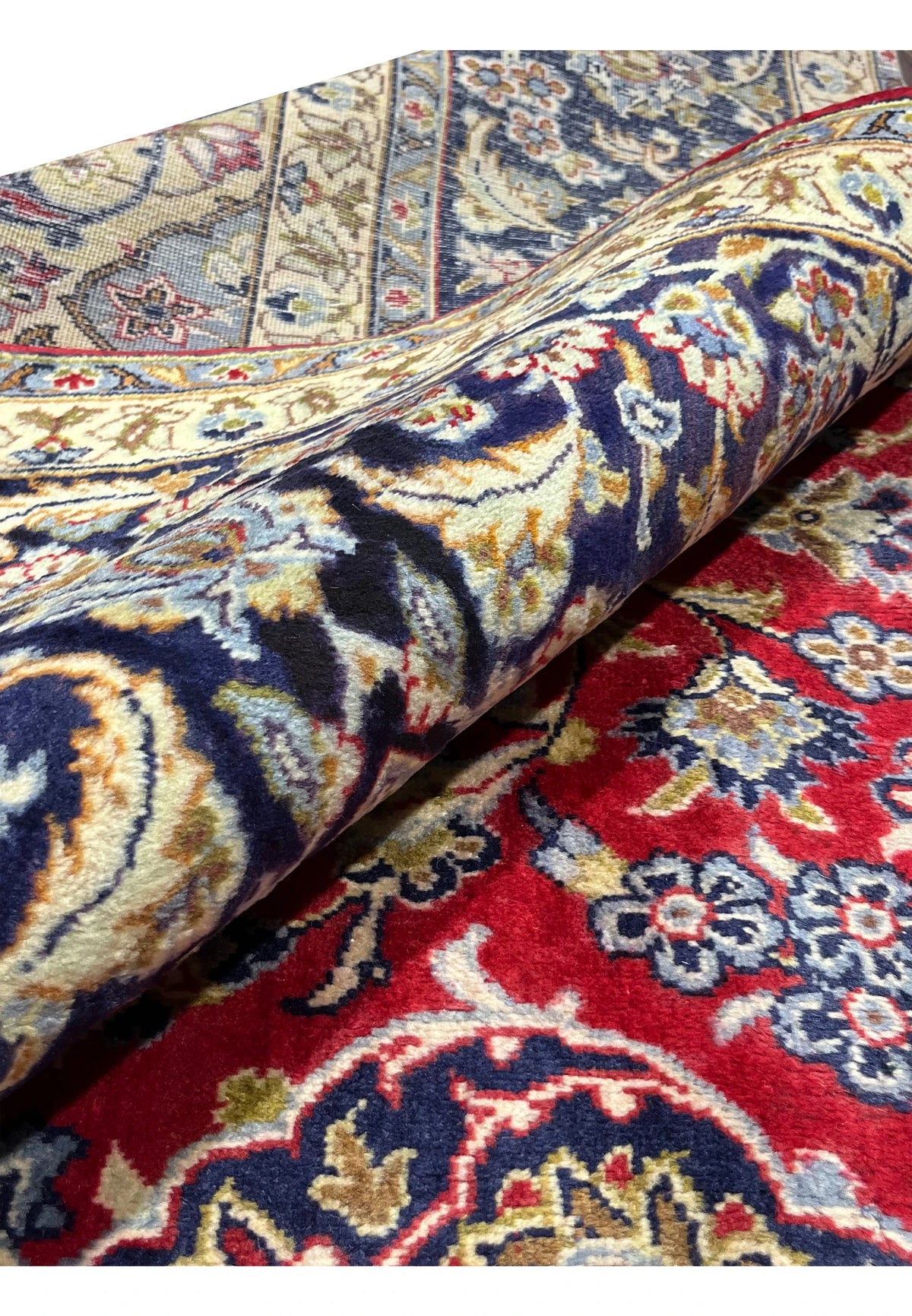 Hand-Knotted Royal Crimson Medallion Rug