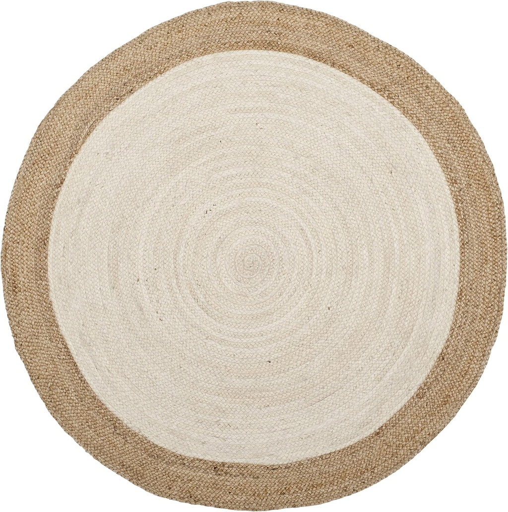 Minimalist Round Jute Carpet