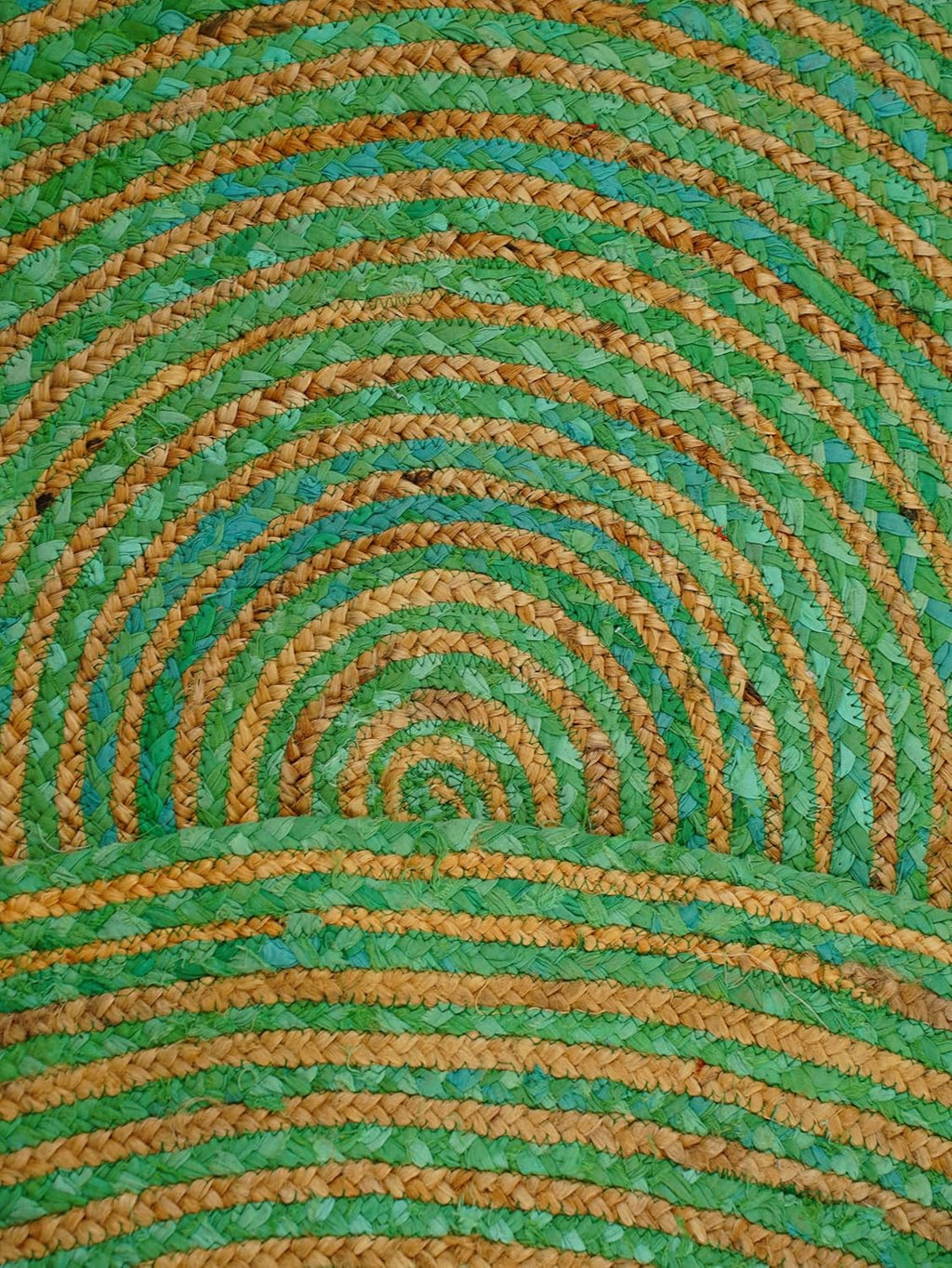 Premium Green Braided Jute Carpet