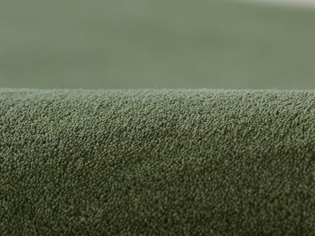 Elegant olive green center design Rug