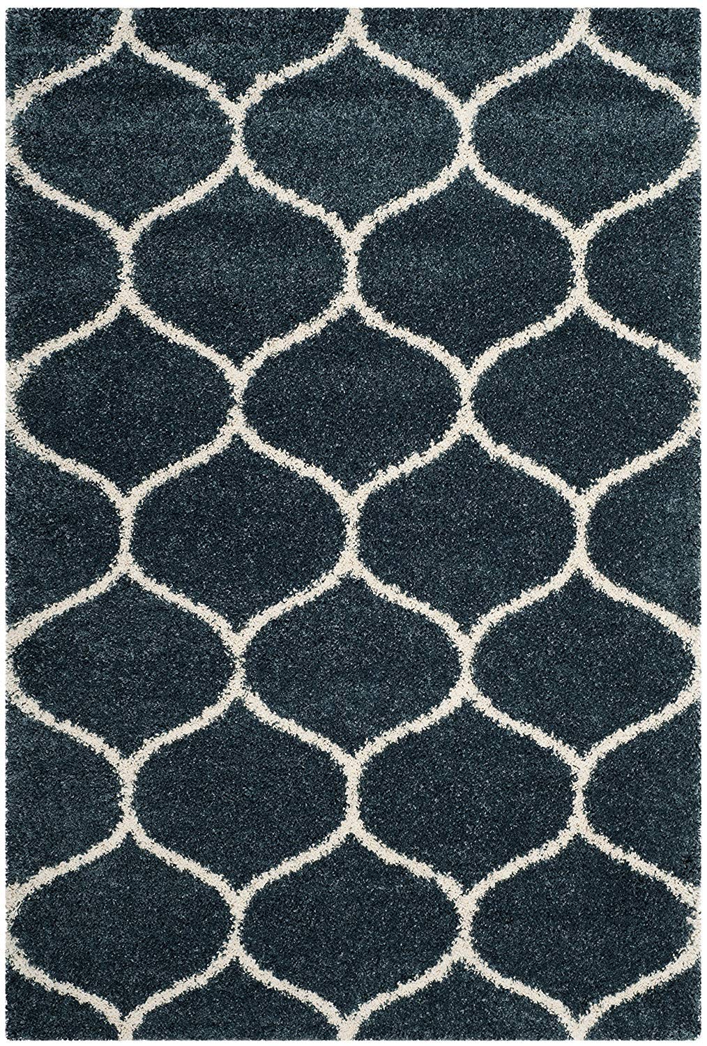 Blue Moroccan Pattern Carpet