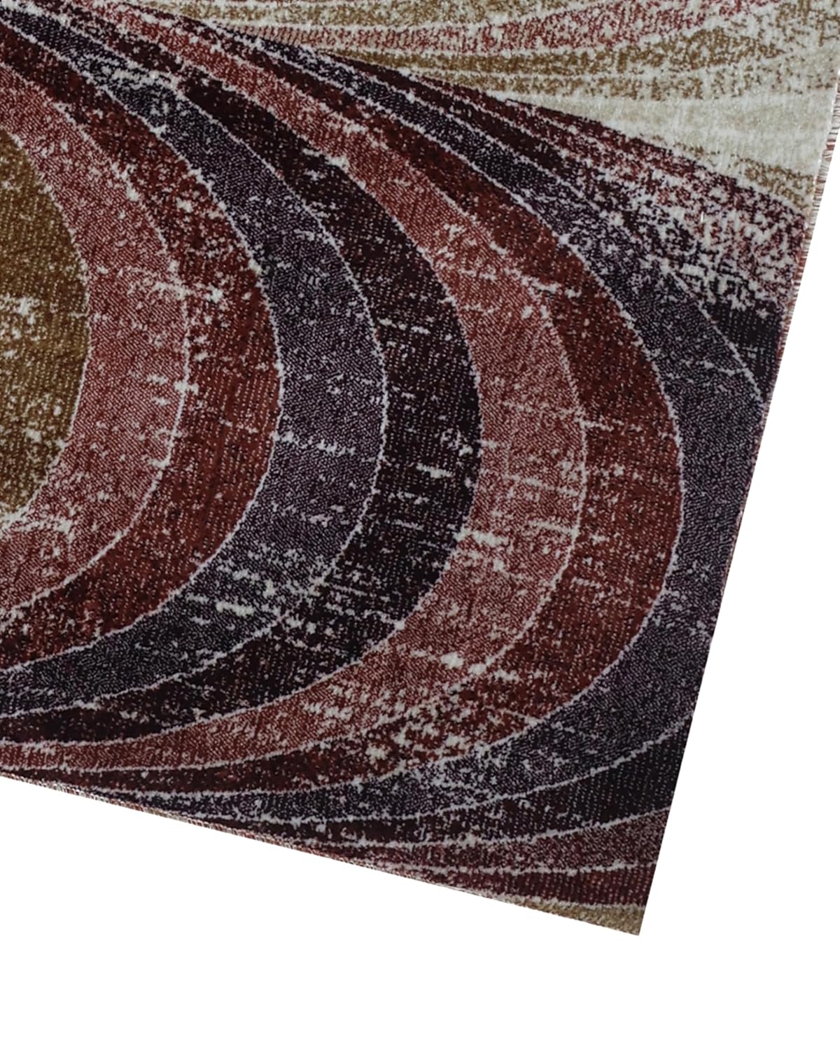Retro Geometric Brown Beige Rugs