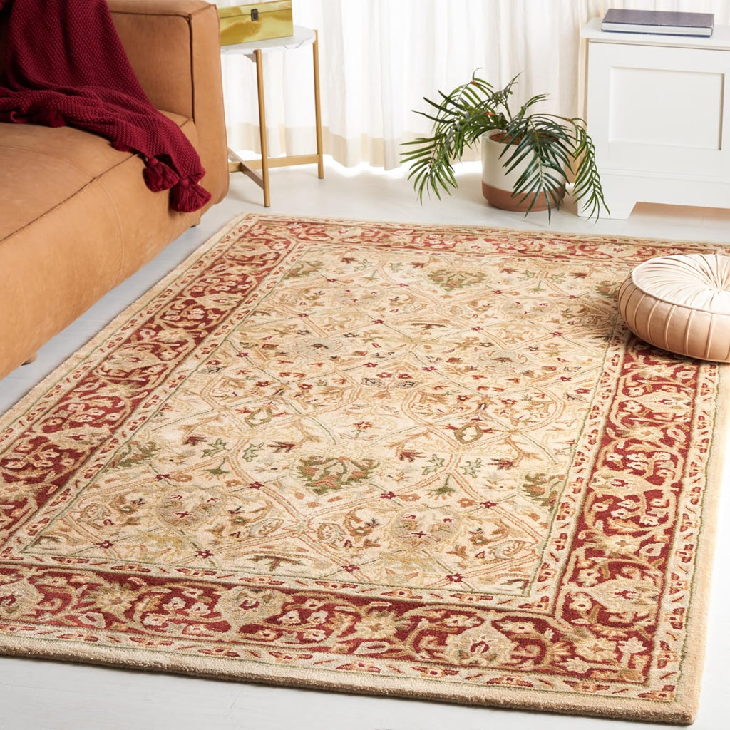 Ornamental Persian Border Carpet & Rug