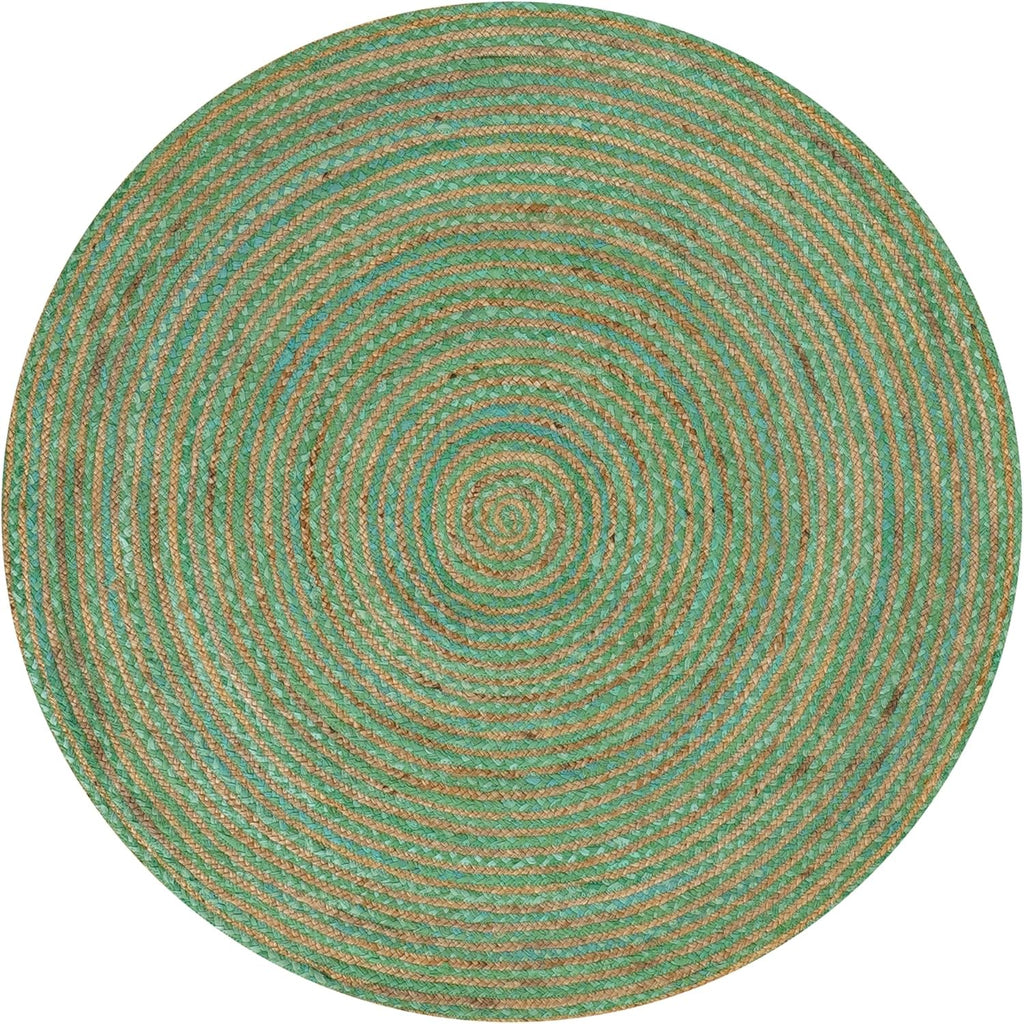 Premium Green Braided Jute Carpet