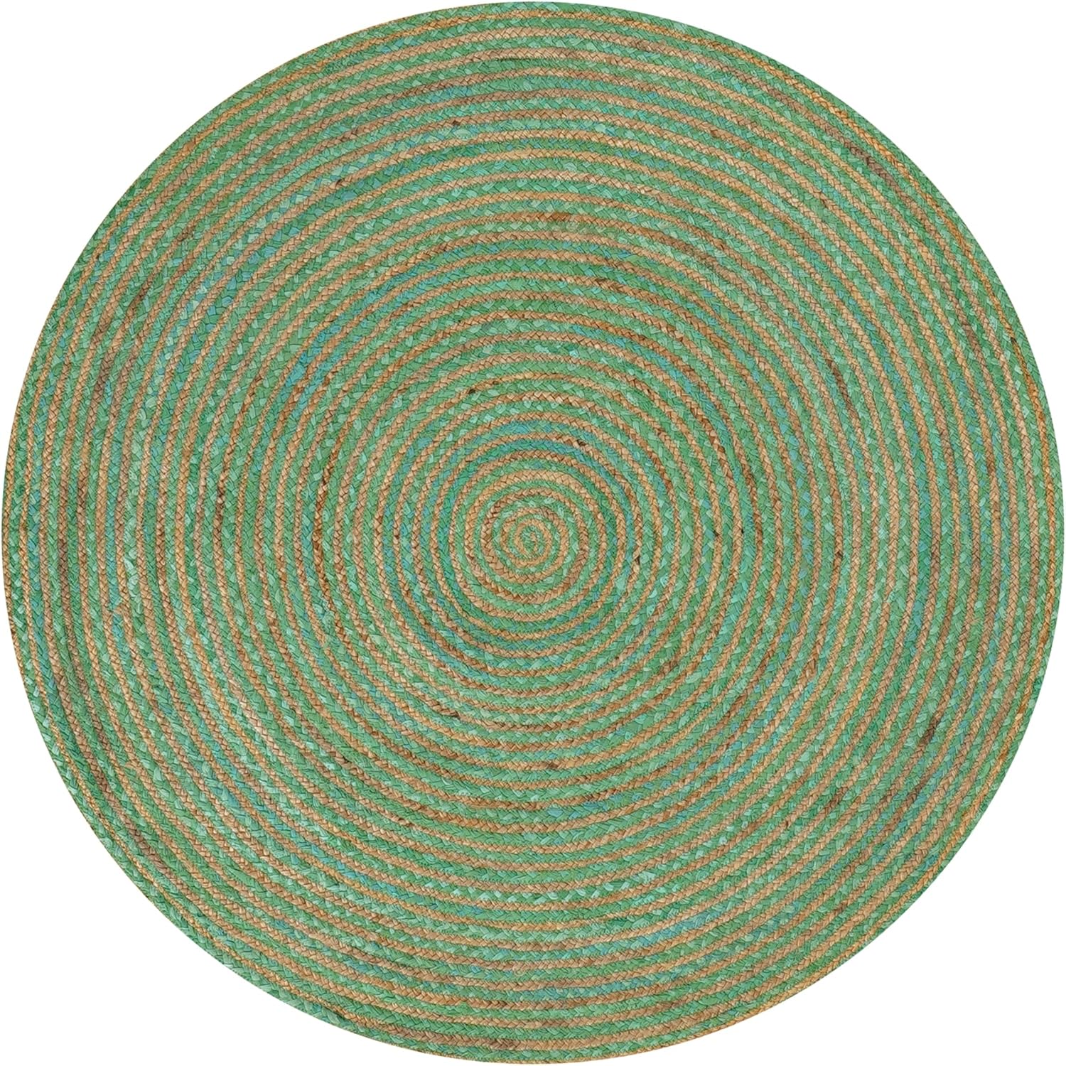 Premium Green Braided Jute Carpet