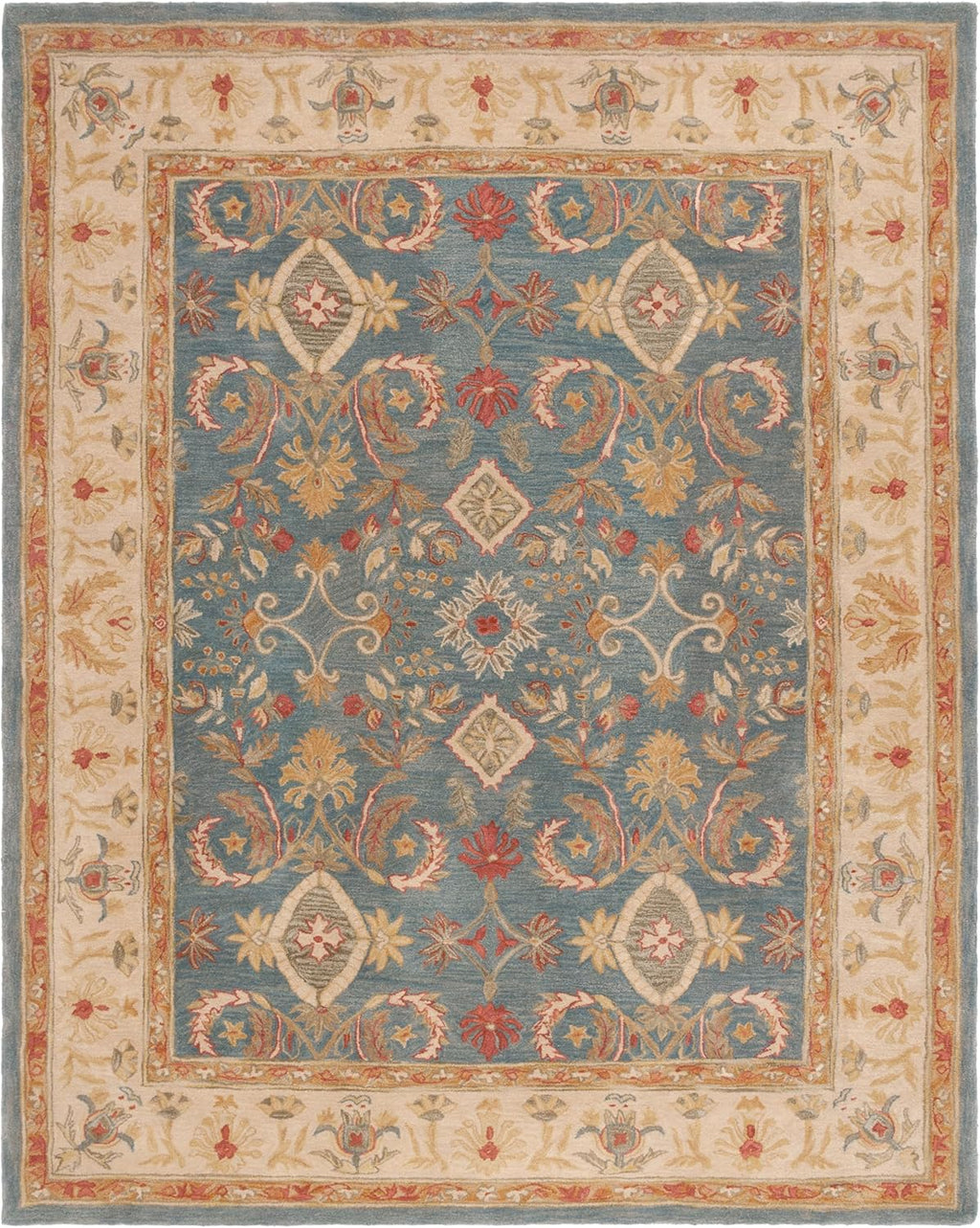 Persian Floral Wool Rug
