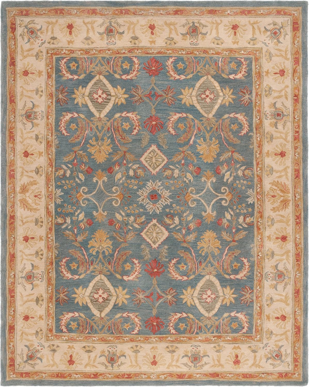 Persian Floral Wool Rug