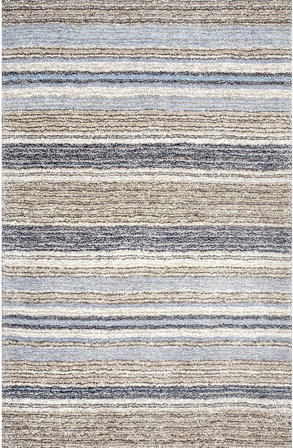 Neutral Beige Contemporary Living Room Carpet