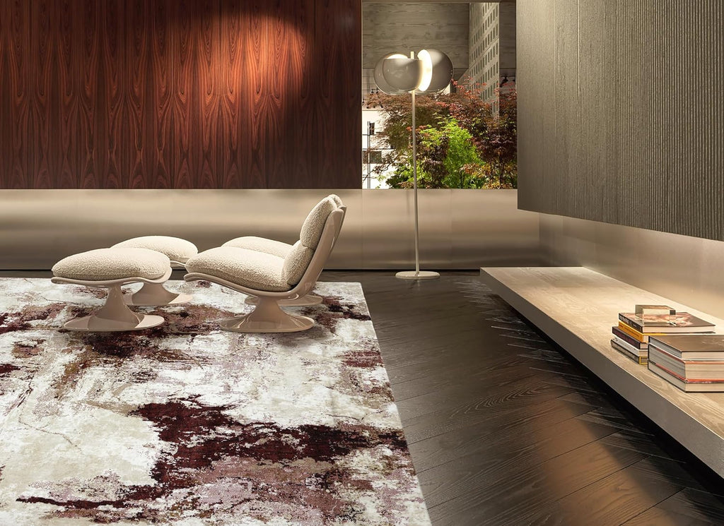 Modern Abstract Brown Rugs