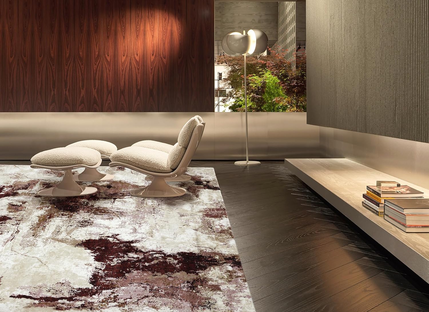 Modern Abstract Brown Rugs