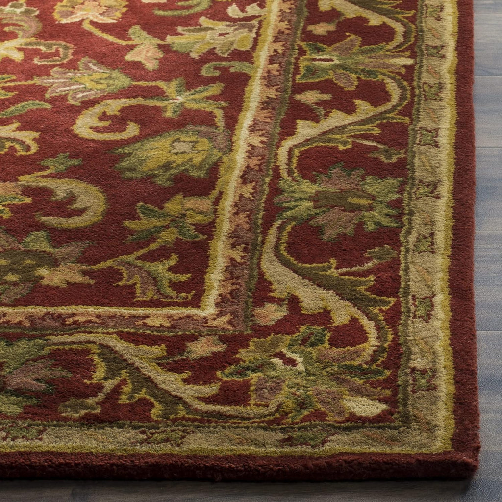 Maroon Classic Floral Pattern Carpet & Rug