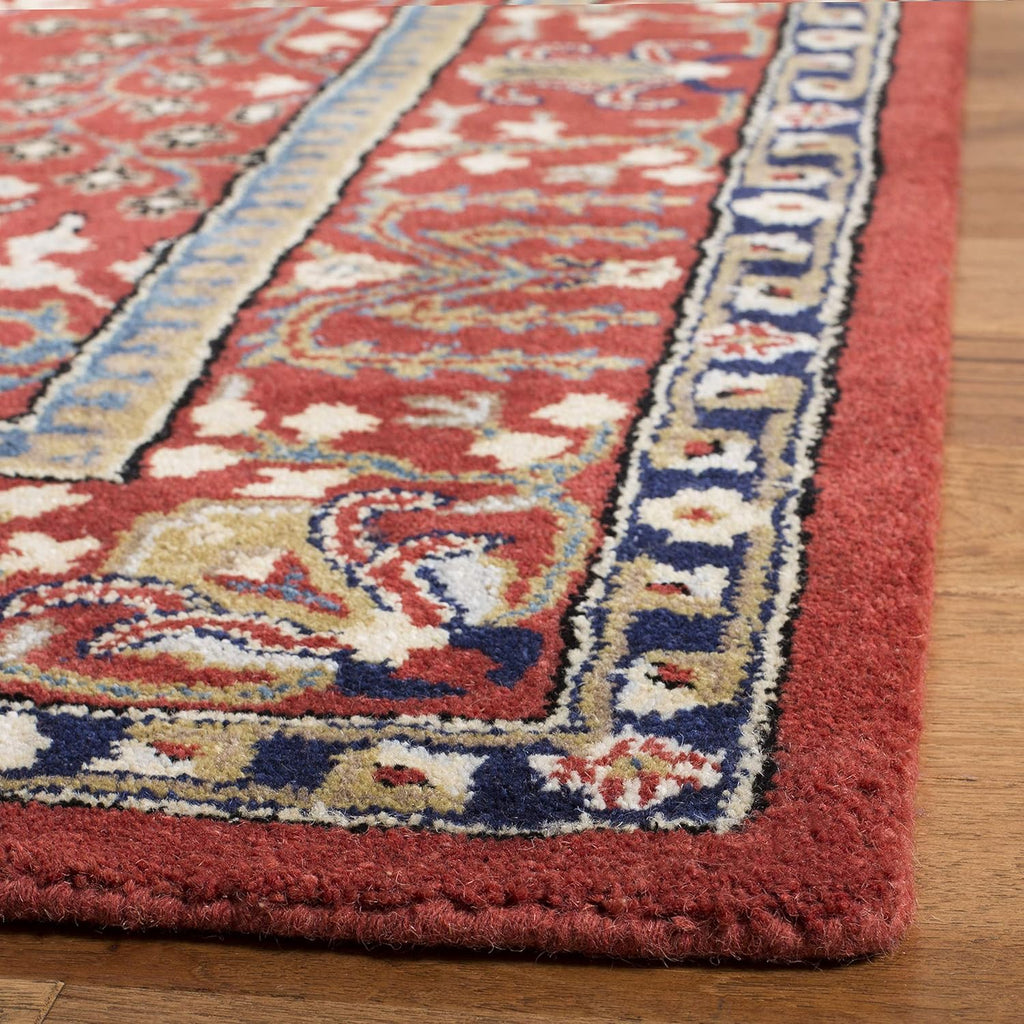 Rust Red Traditional Carpet